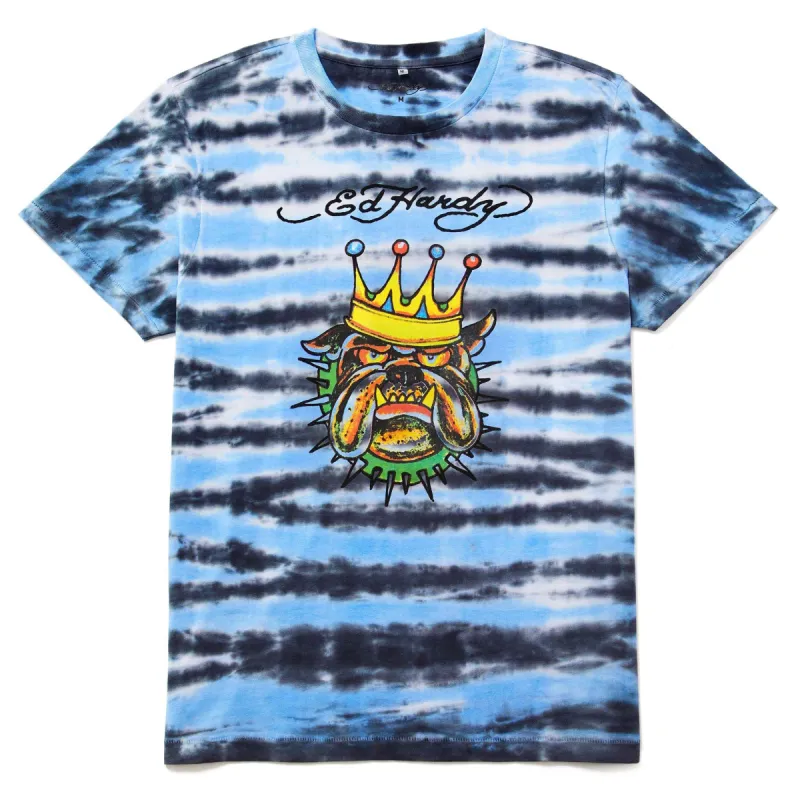 Bulldog Tie Dye Tee sold by Ed Hardy