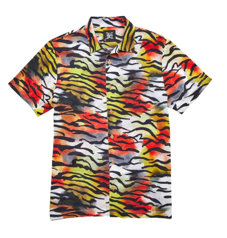 Printed Camp Ss Shirt sold by Ed Hardy
