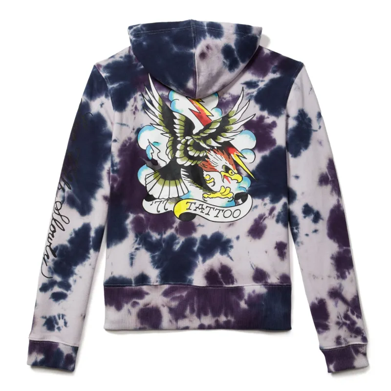 Eagle Tie-Dye Hoodie sold by Ed Hardy