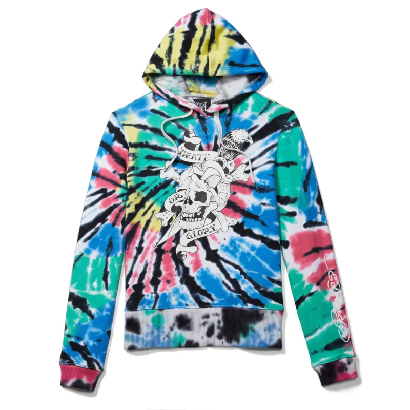 Spiral Tie-Dye Hoodie sold by Ed Hardy