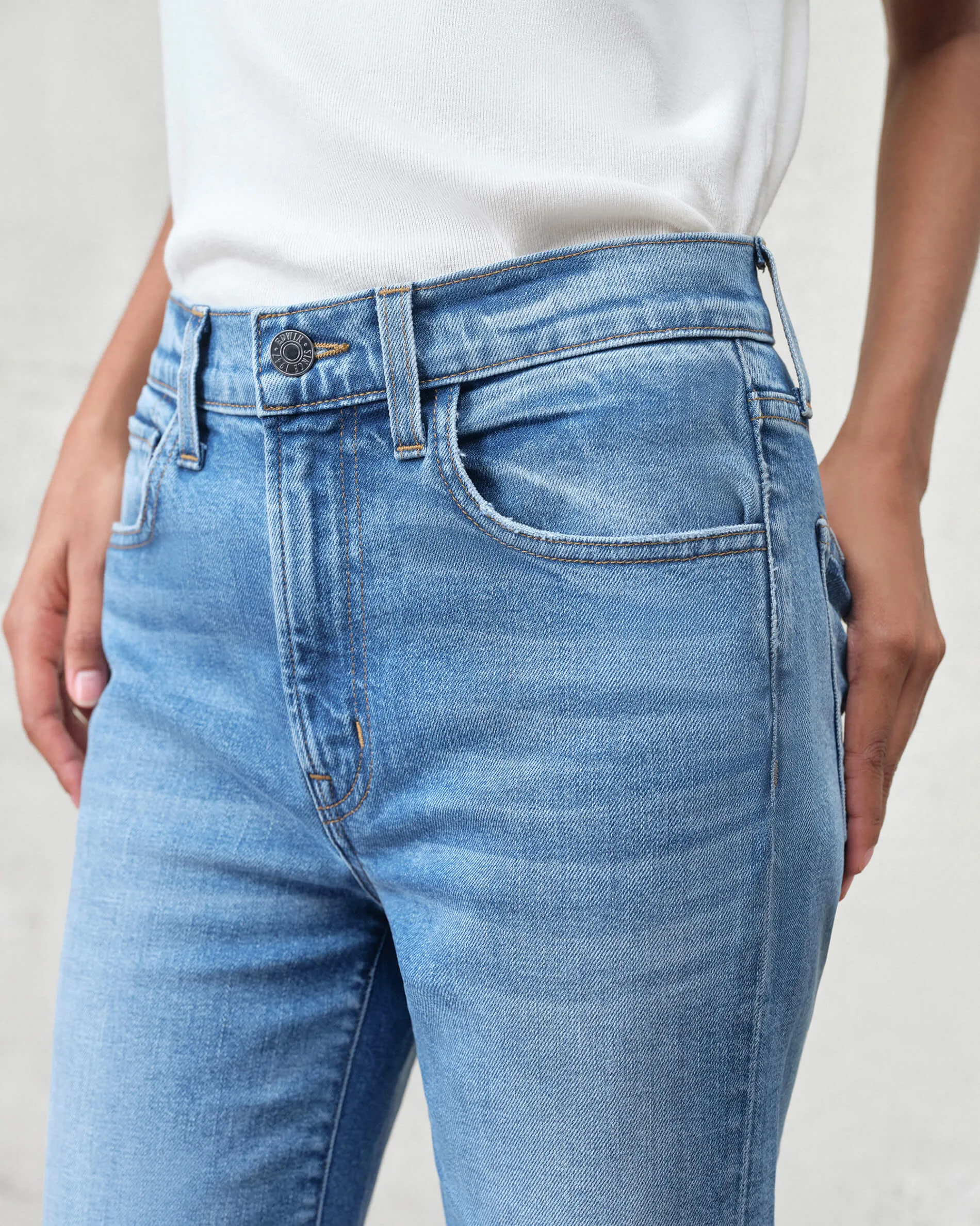 Marli Wide Leg Ankle Raw Hem || Monray sold by Edwin product image thumbnail 2