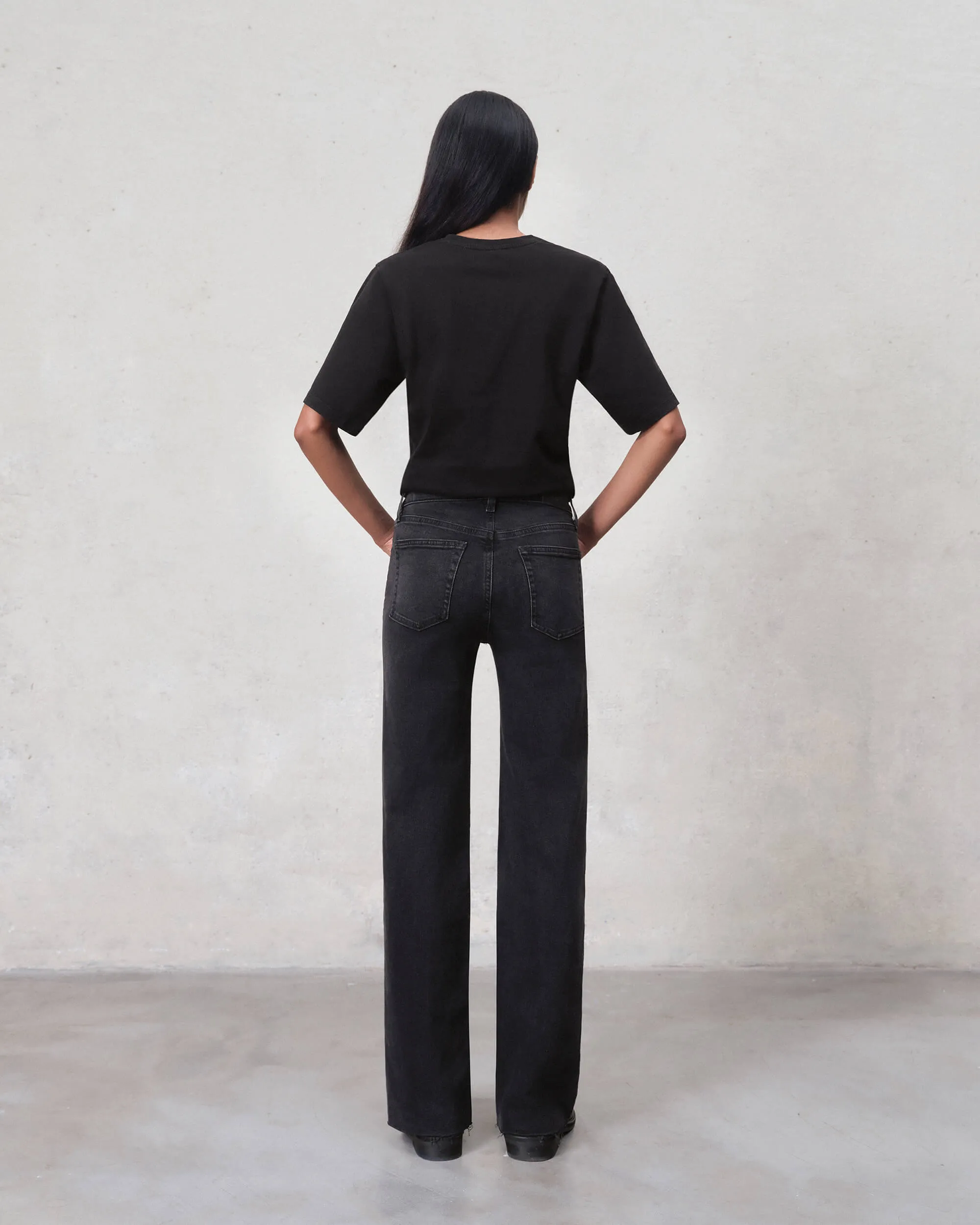 Marli Wide Leg Raw Hem || Fog sold by Edwin product image thumbnail 3