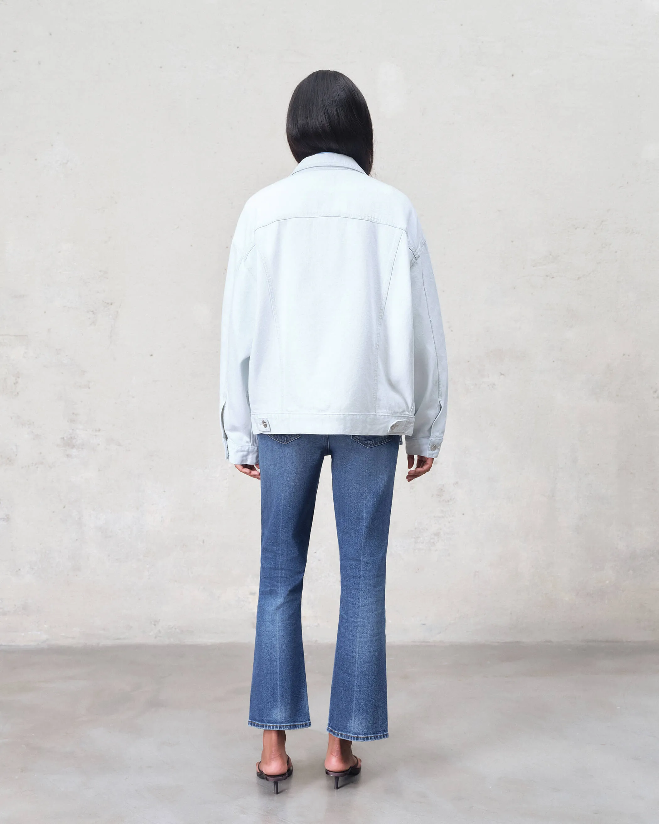 Cameron Trucker Jacket || White Dove sold by Edwin product image thumbnail 4