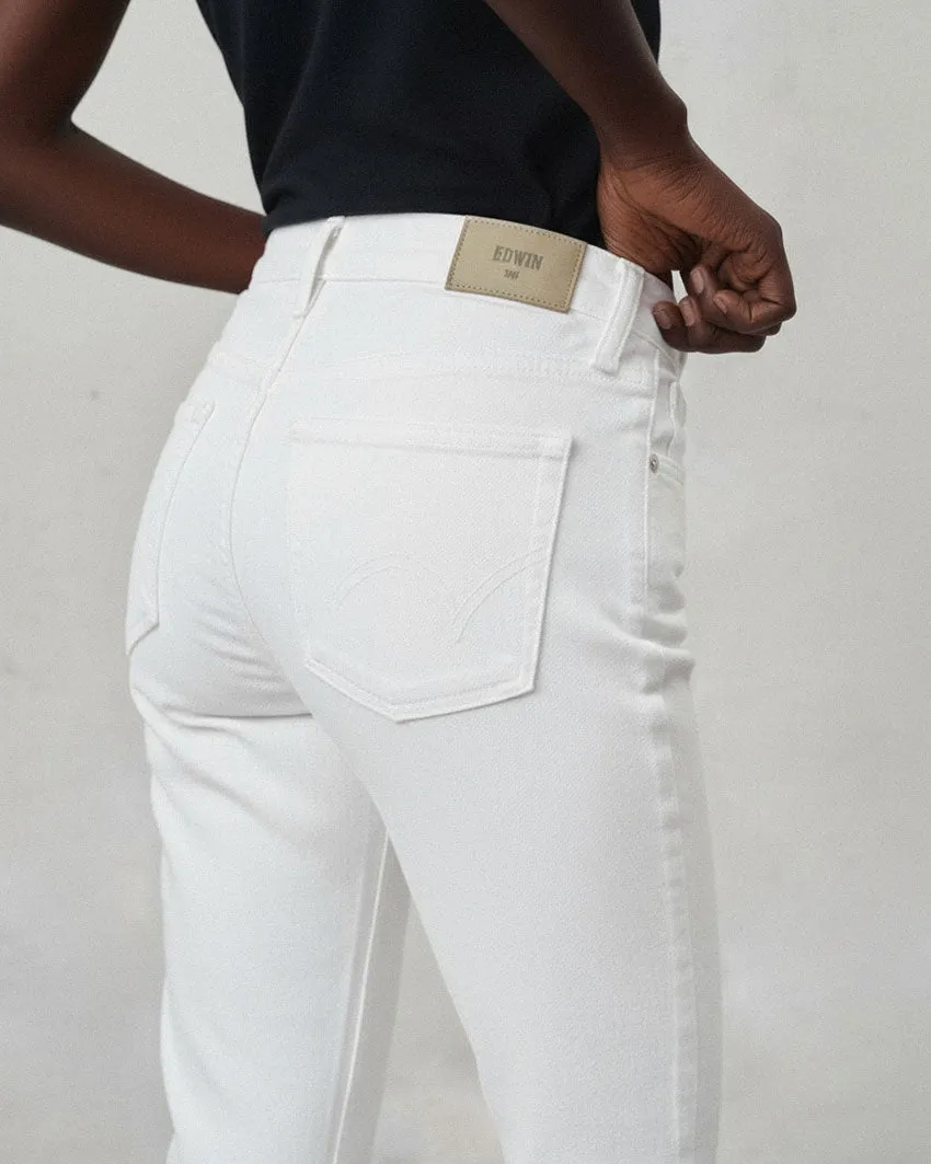 Lark Ankle Bootcut || Milky White sold by Edwin product image thumbnail 4