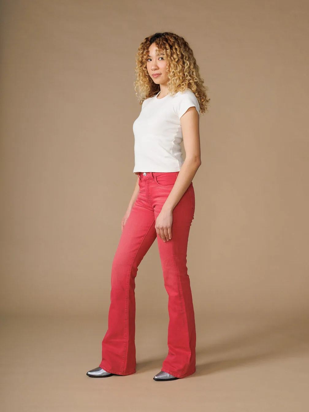 Lark Bootcut || Azalea Pink sold by Edwin product image thumbnail 3