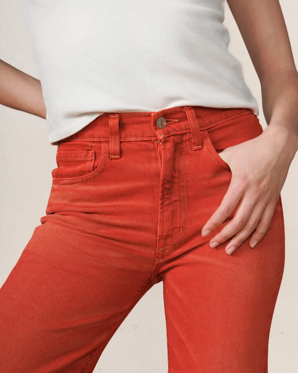 Marli Wide Leg Ankle || Flame Scarlet sold by Edwin product image thumbnail 3