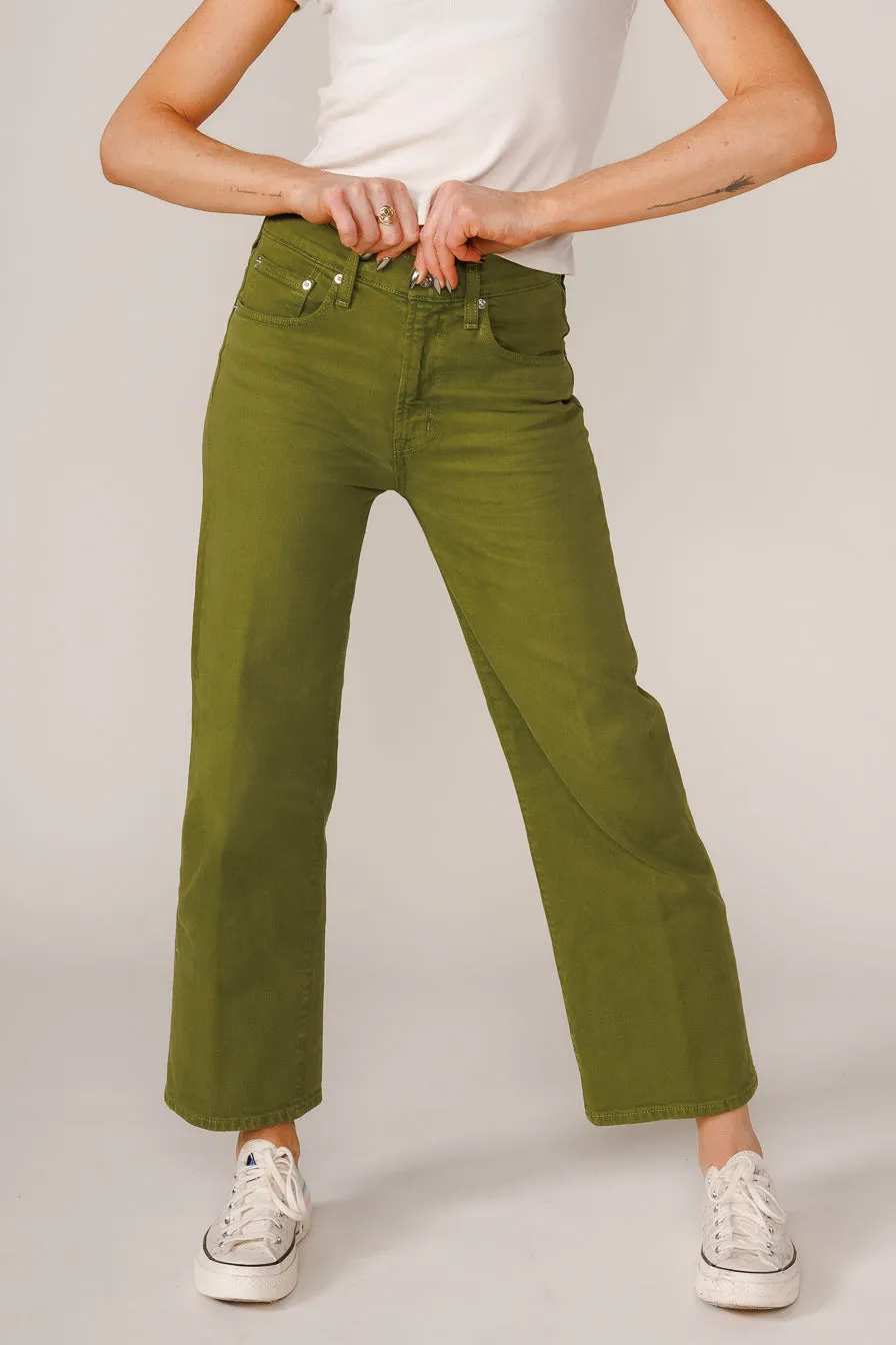 Marli Wide Leg Ankle || Mayfly Green sold by Edwin product image thumbnail 4