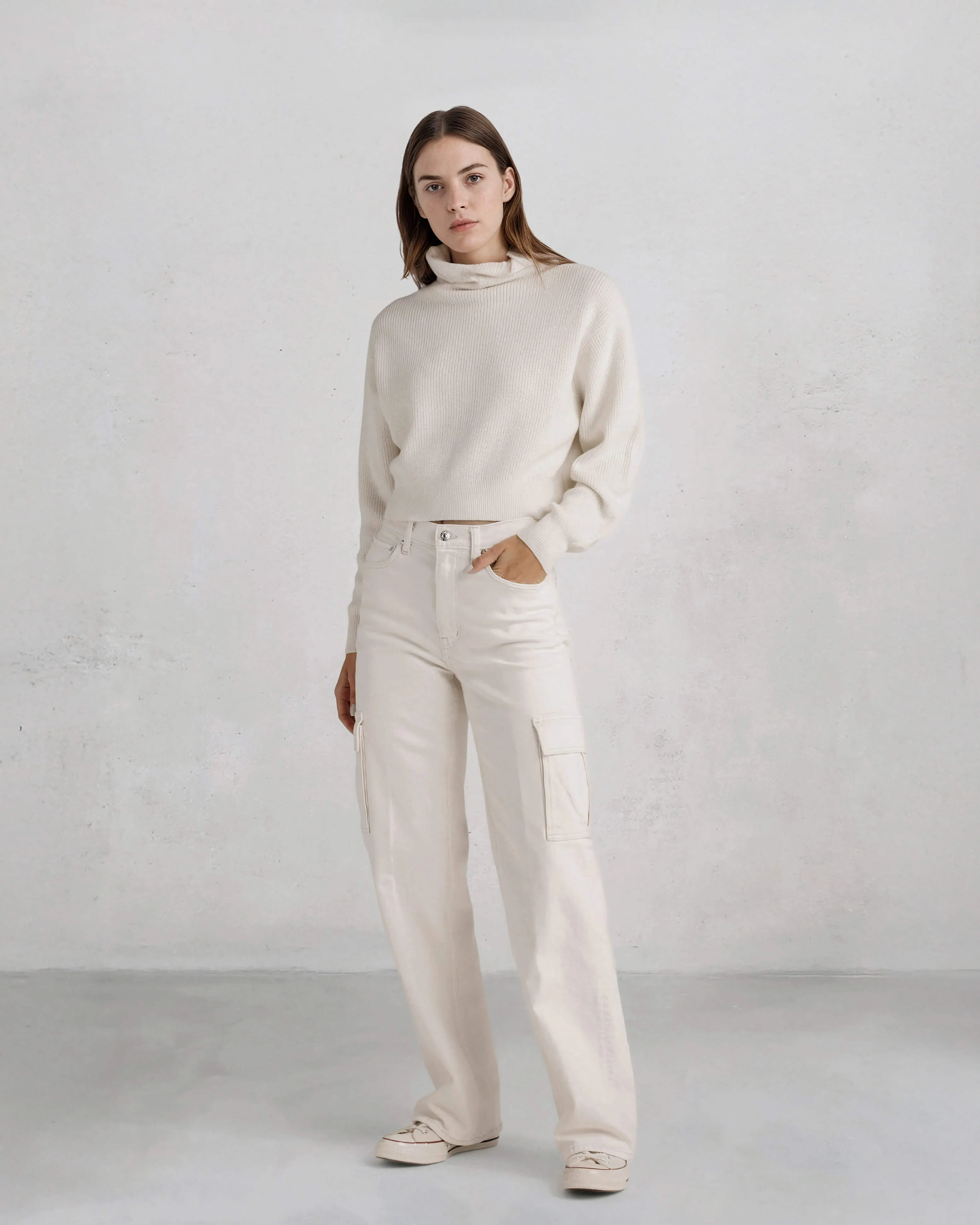 Cora Cargo Pant || Monochrome sold by Edwin