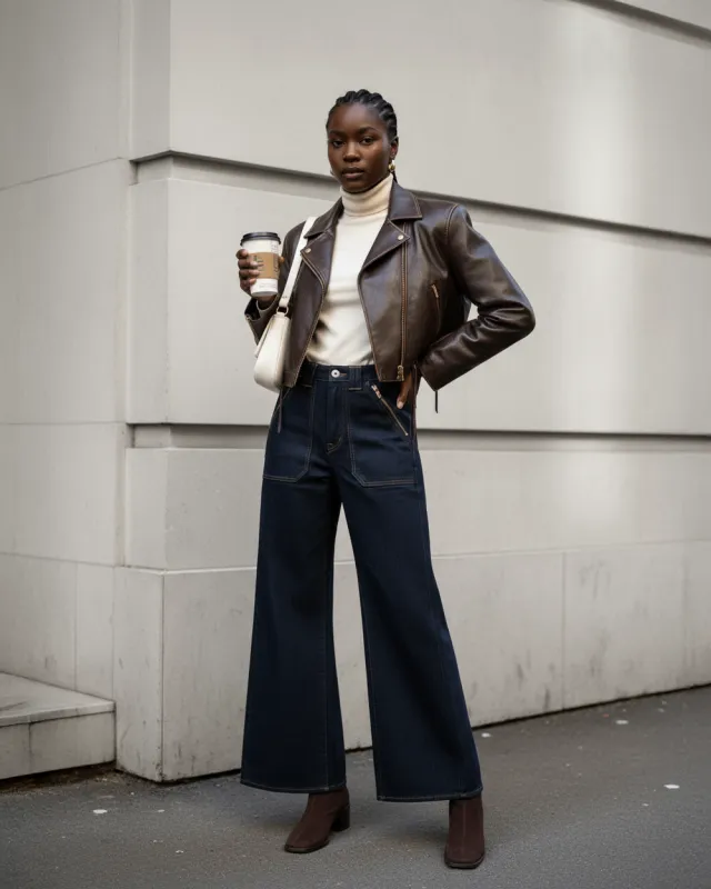Rowan Wide Leg || Rinse made by Edwin