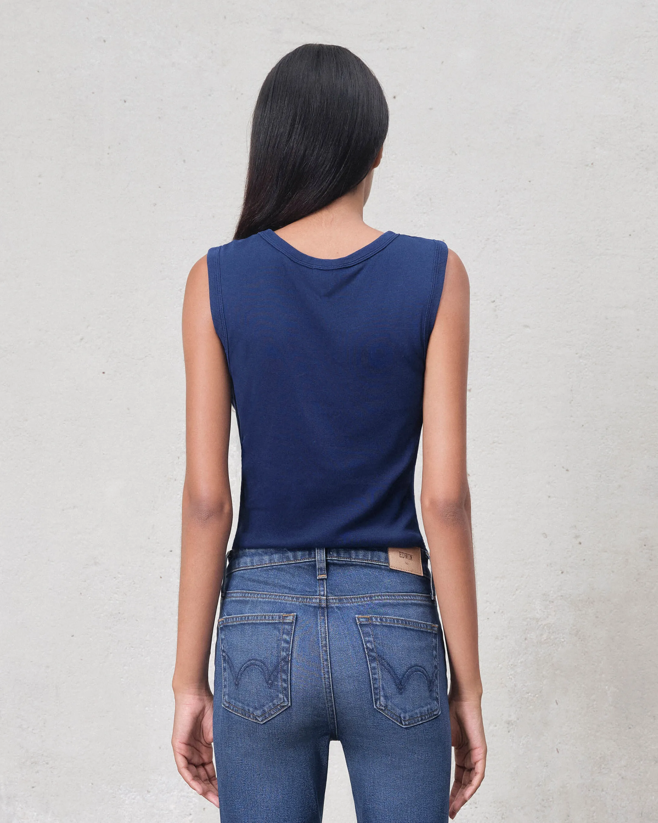 Muscle Tank || Vintage Navy sold by Edwin product image thumbnail 3