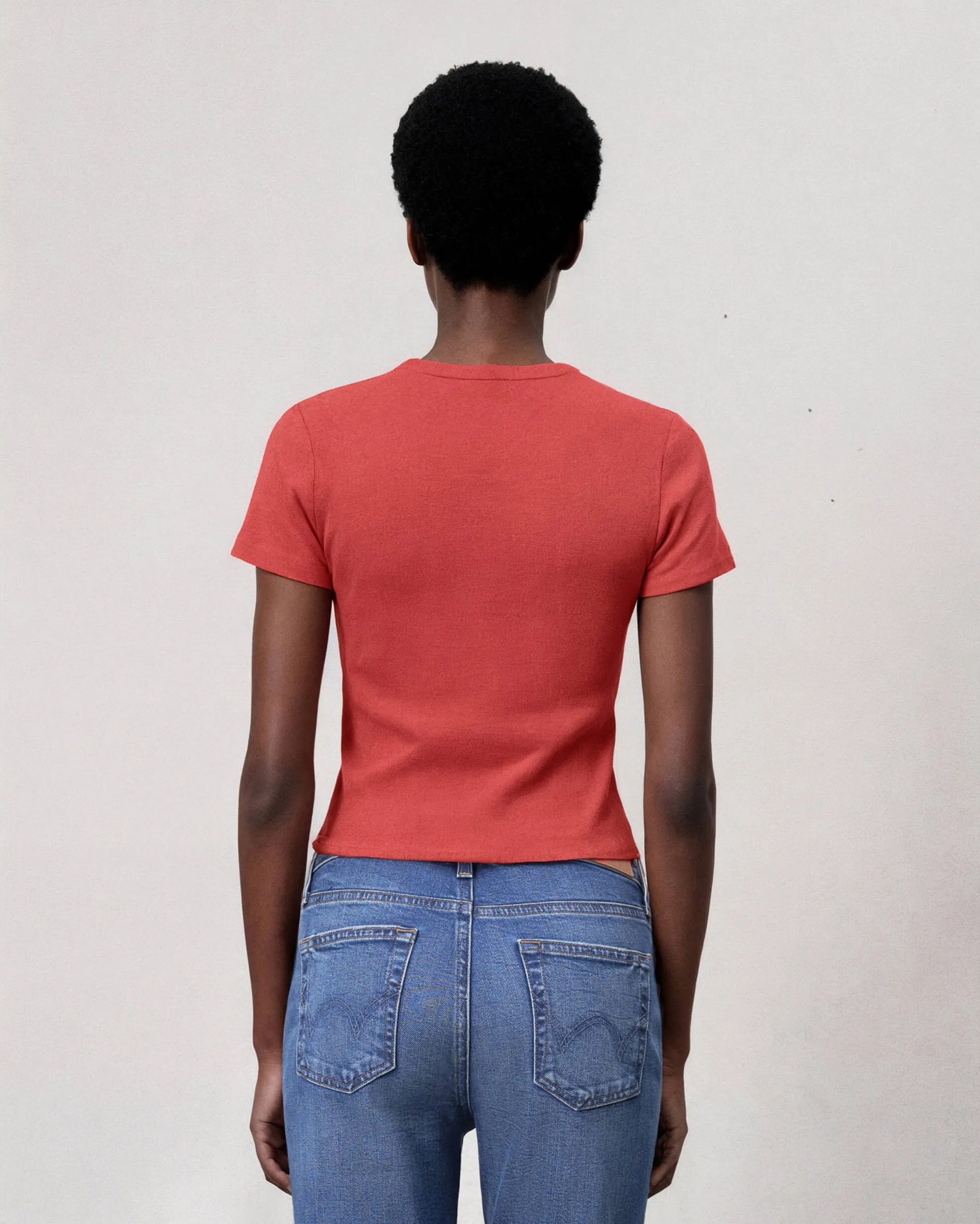 Crew Tee || Burnt Orange sold by Edwin product image thumbnail 3