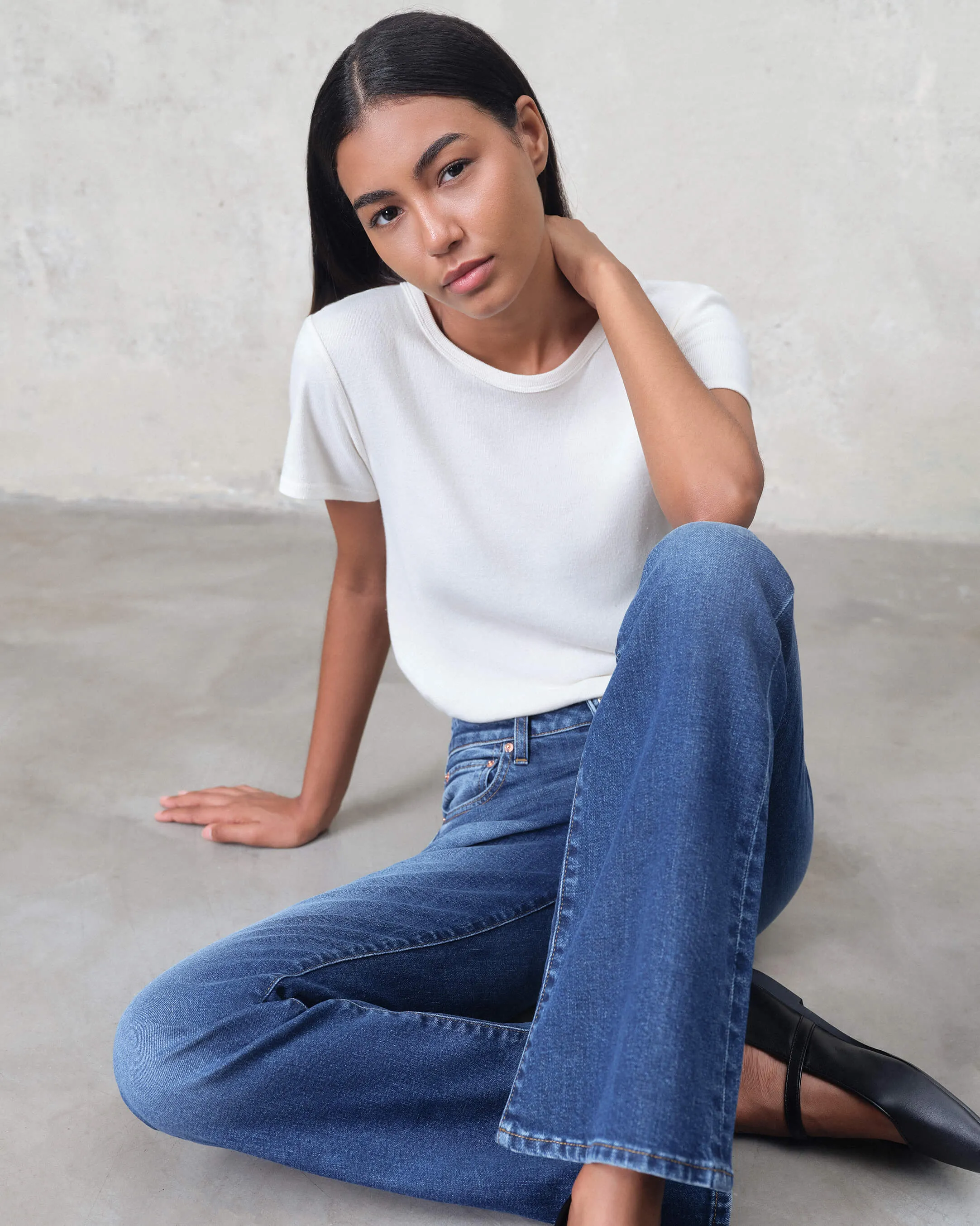 Crew Tee || Off White sold by Edwin product image thumbnail 3