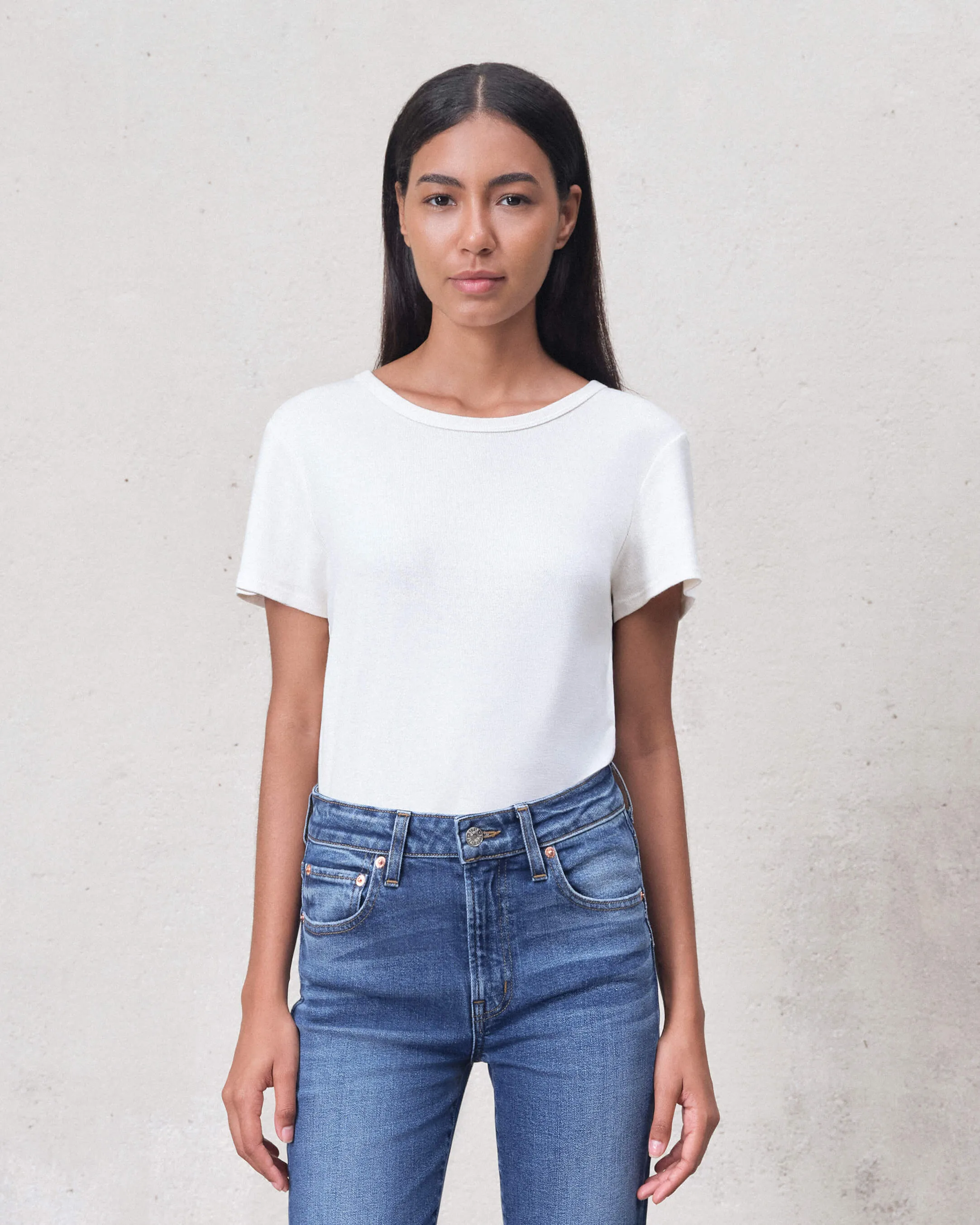 Crew Tee || Off White sold by Edwin