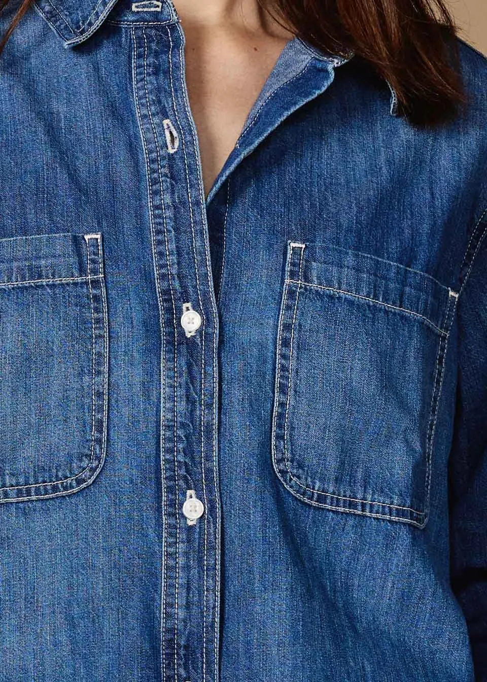 Denim Shirt || Tempest sold by Edwin product image thumbnail 5