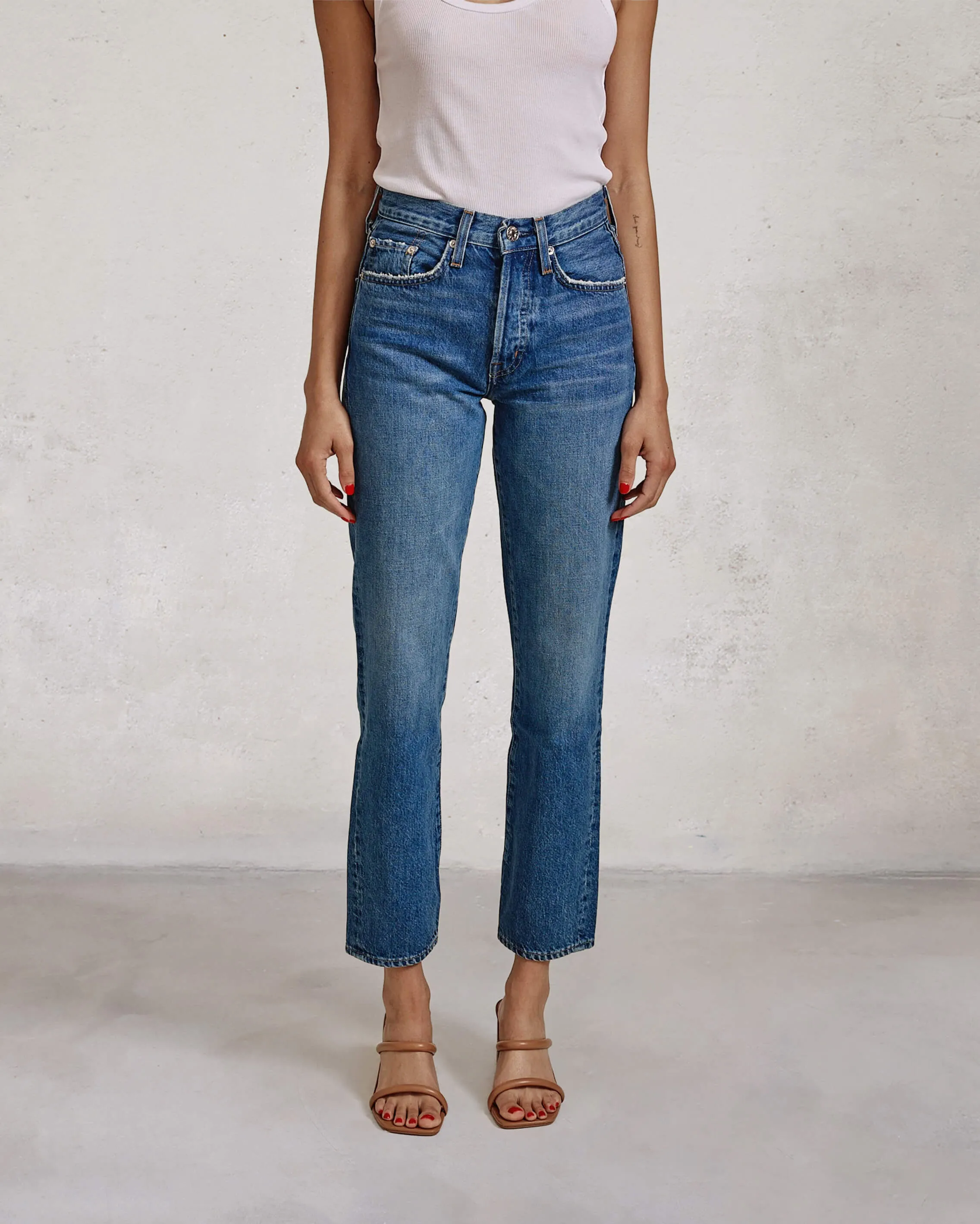 Kali Straight Ankle || Double Cross sold by Edwin product image thumbnail 2