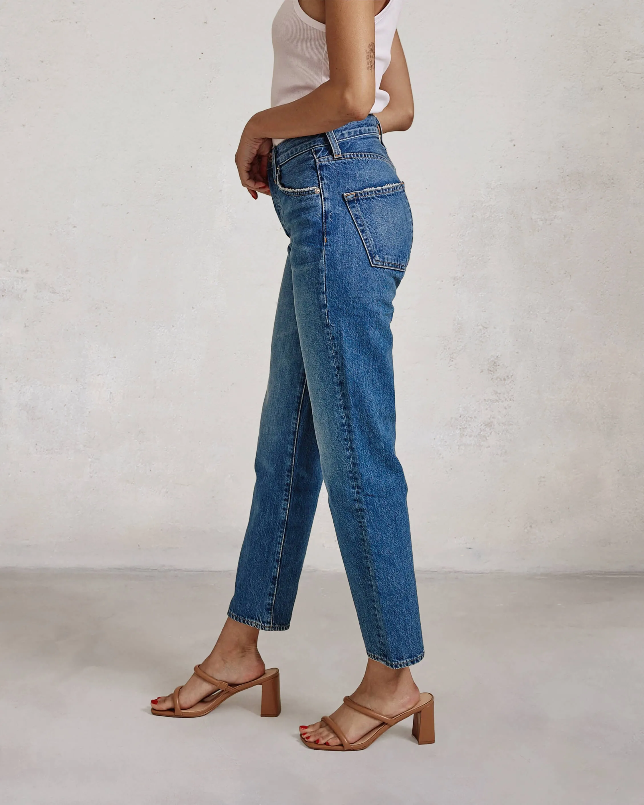 Kali Straight Ankle || Double Cross sold by Edwin product image thumbnail 3