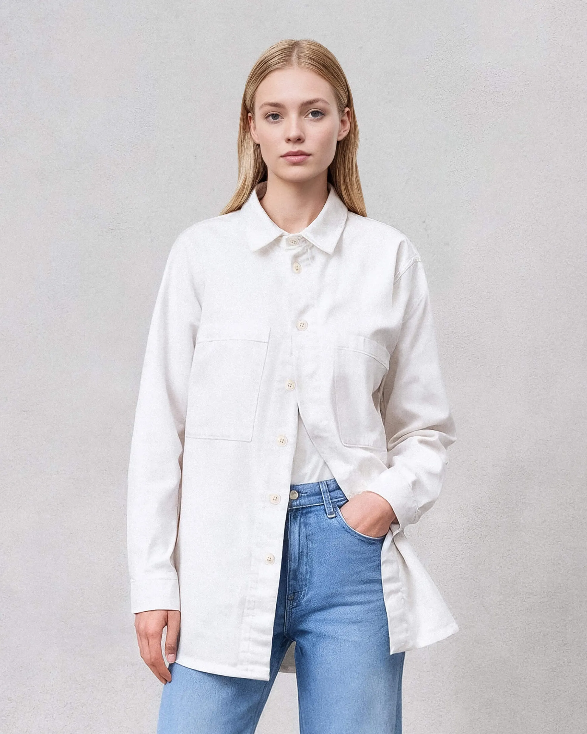 Luna Shacket || Parchment sold by Edwin