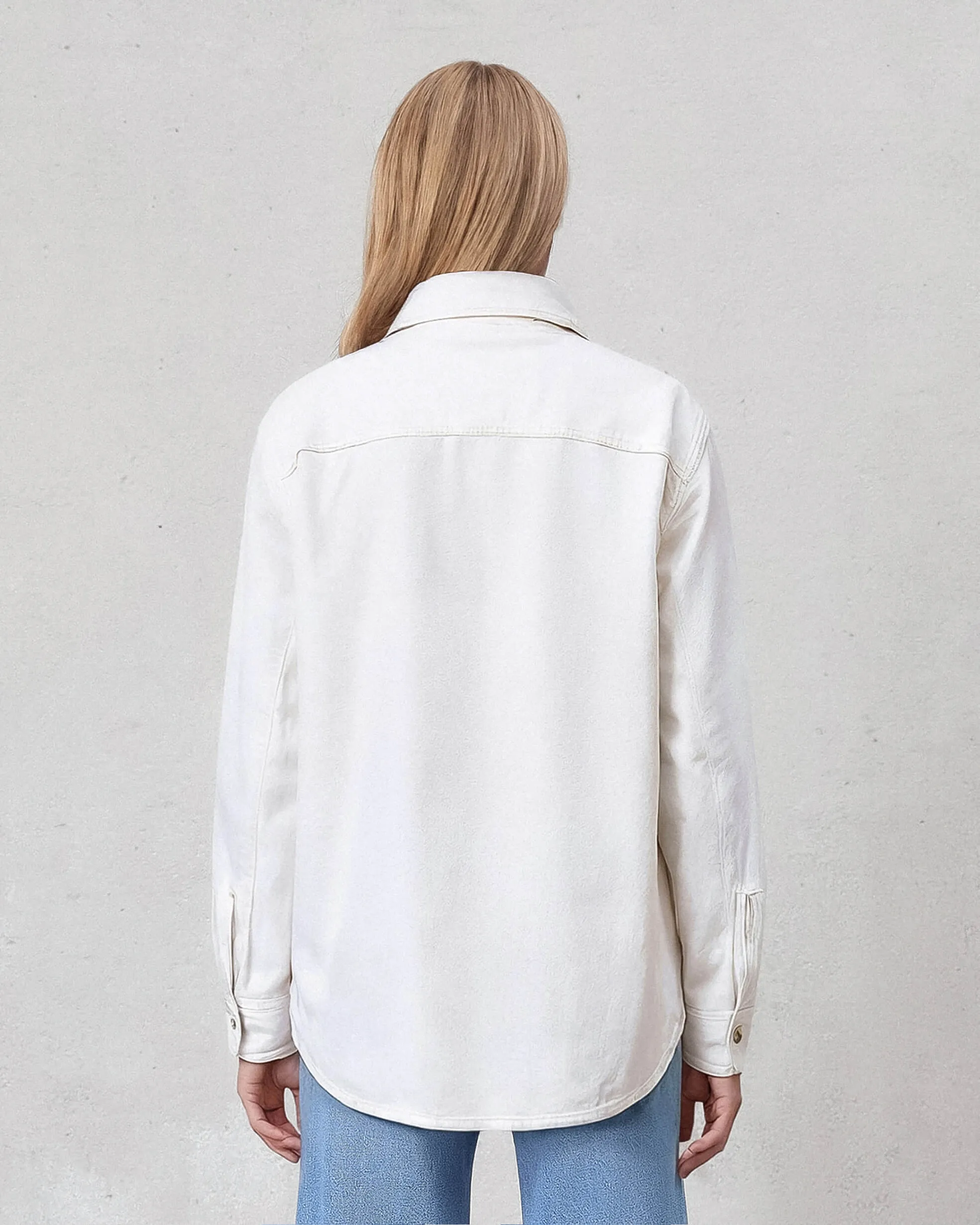 Luna Shacket || Parchment sold by Edwin product image thumbnail 2