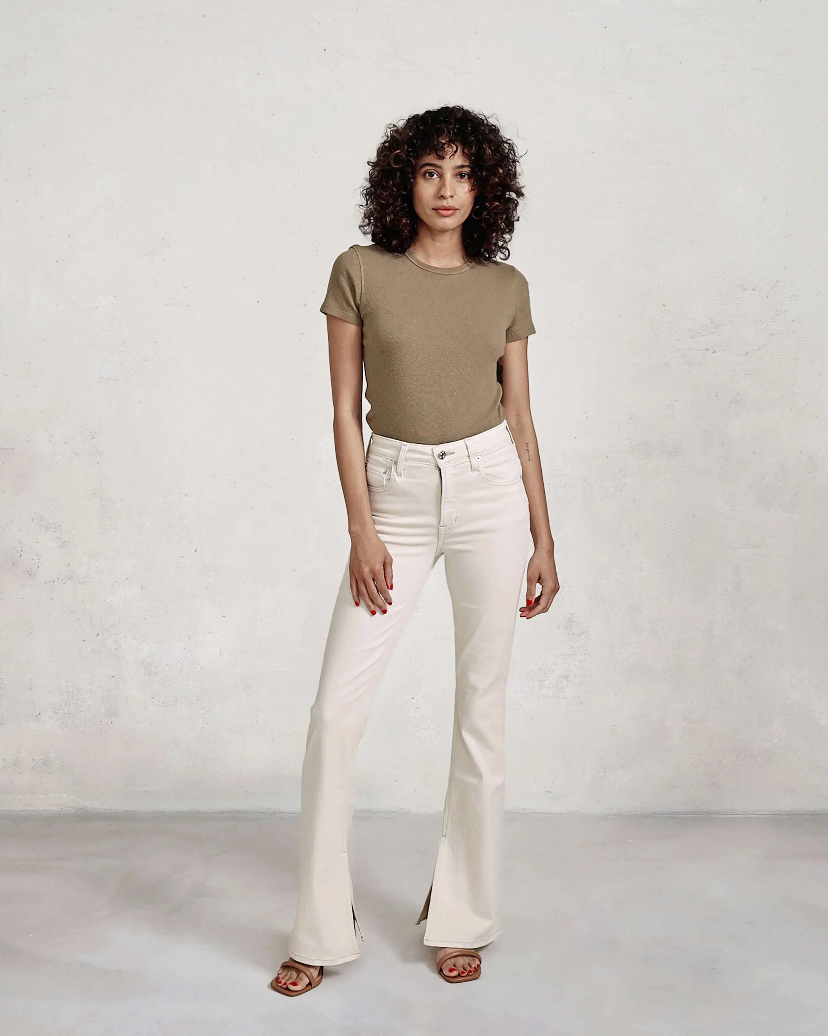 Lark Bootcut With Split Inseam || Plaster sold by Edwin