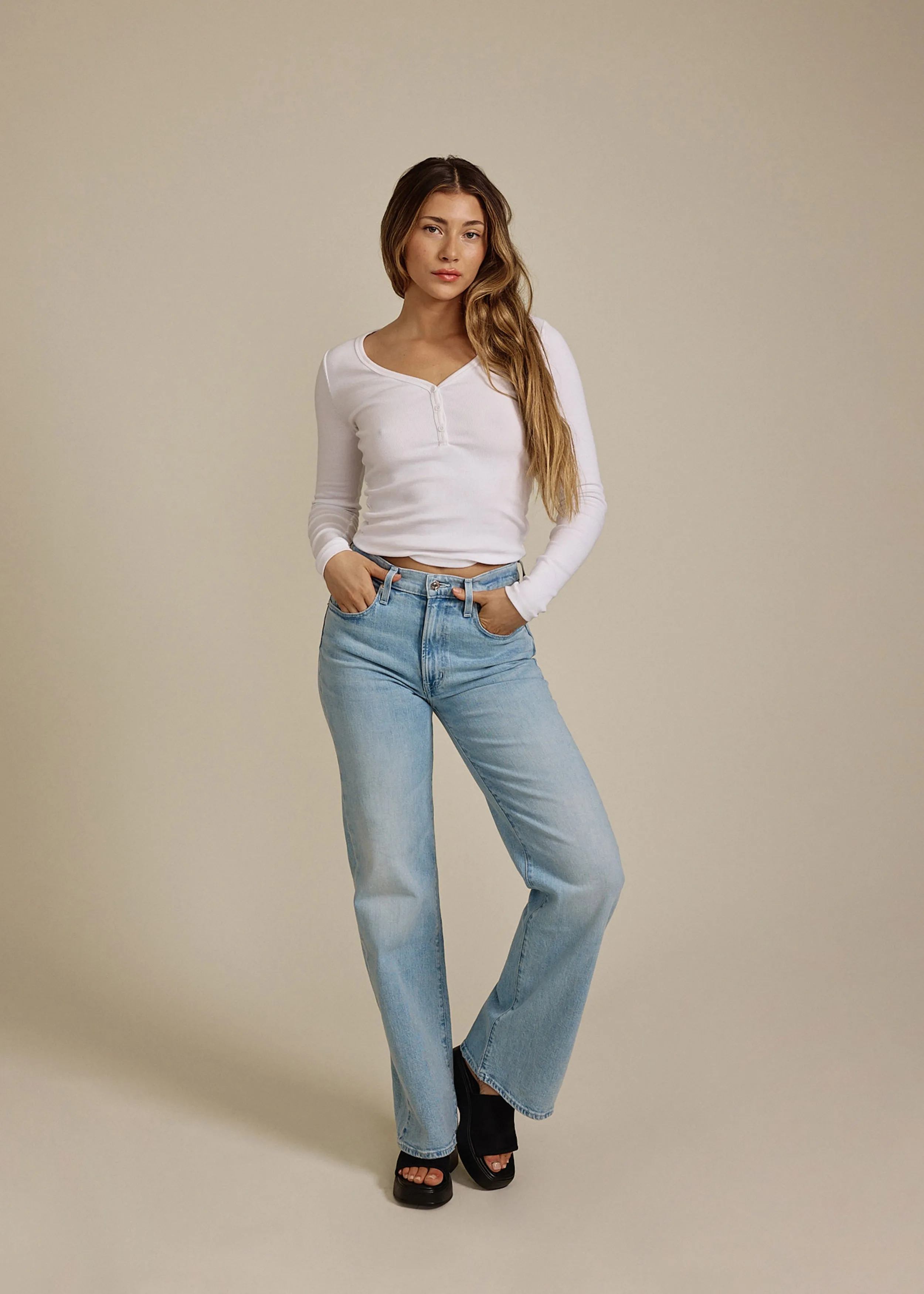 Marli Wide Leg || Crosby sold by Edwin