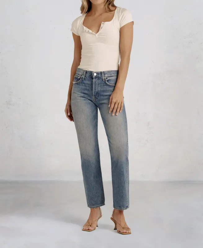 Tash Relaxed Straight Leg || Summer Days sold by Edwin