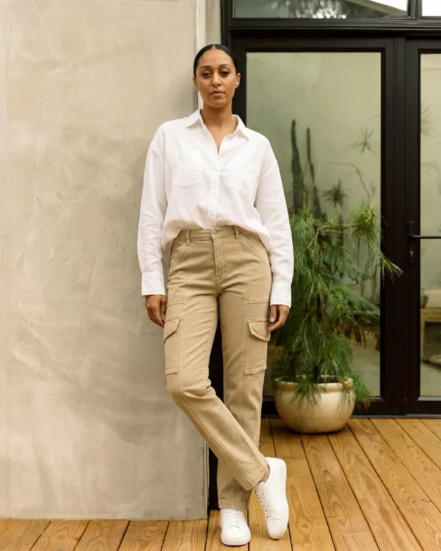 Keegan Cargo Pant || Khaki made by Edwin