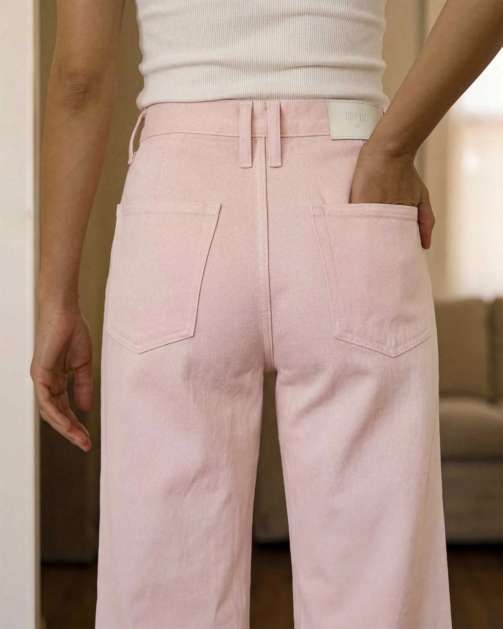 Iris Palazzo Crop || Rose sold by Edwin product image thumbnail 5