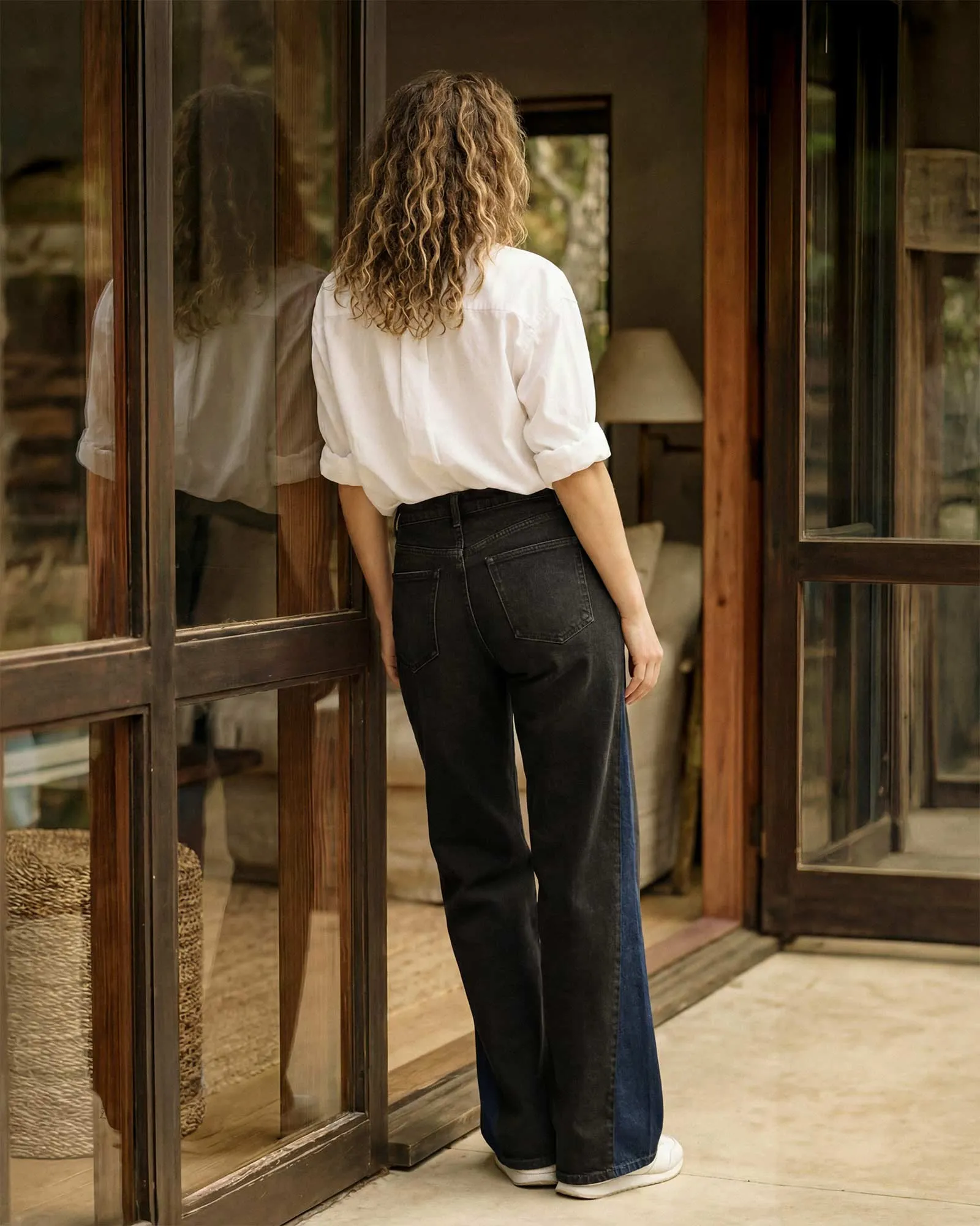 Marli Super Wide Leg Insert || Black Insert sold by Edwin product image thumbnail 3
