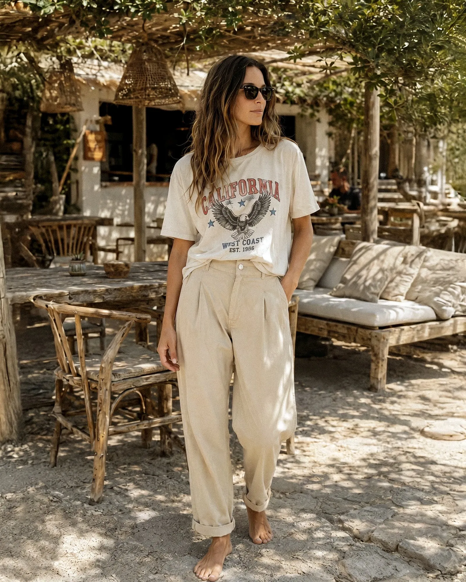 Isla Pleated Pant || Linen sold by Edwin product image thumbnail 2