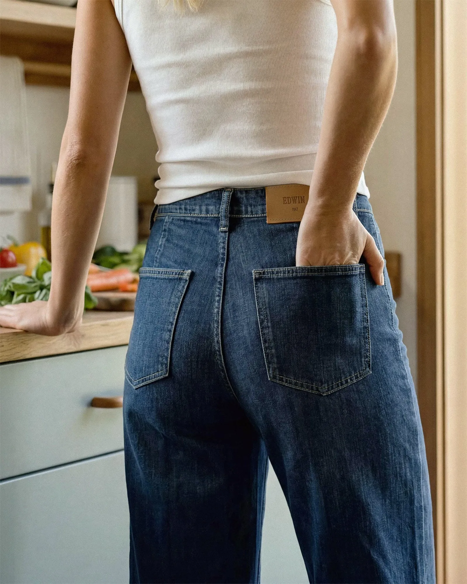 Darcy Wide Leg with Pork Chop || Bartlett sold by Edwin product image thumbnail 5