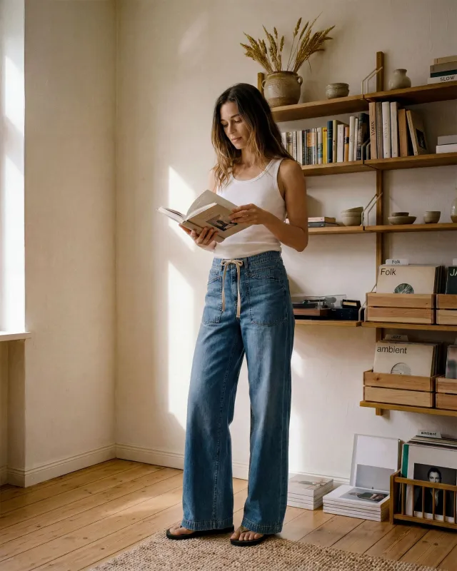 Darcy Wide Leg with Pork Chop || Ashcroft made by Edwin