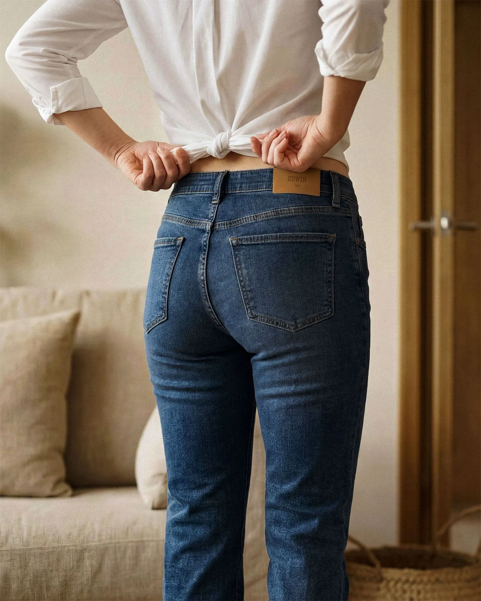 Adair Slim Leg || Dunfield sold by Edwin product image thumbnail 5