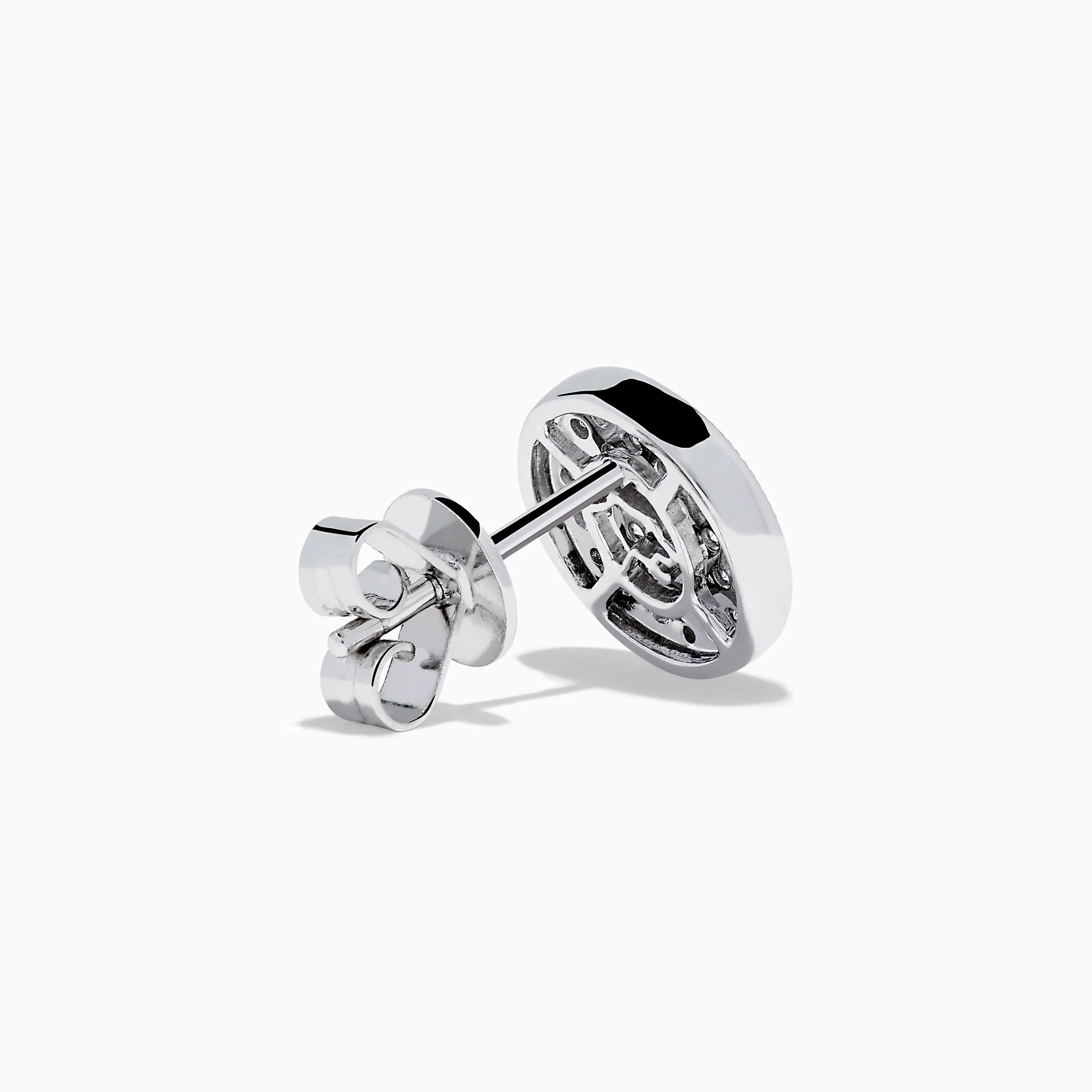 14K White Gold Diamond Disc Stud Earrings sold by Effy product image thumbnail 4