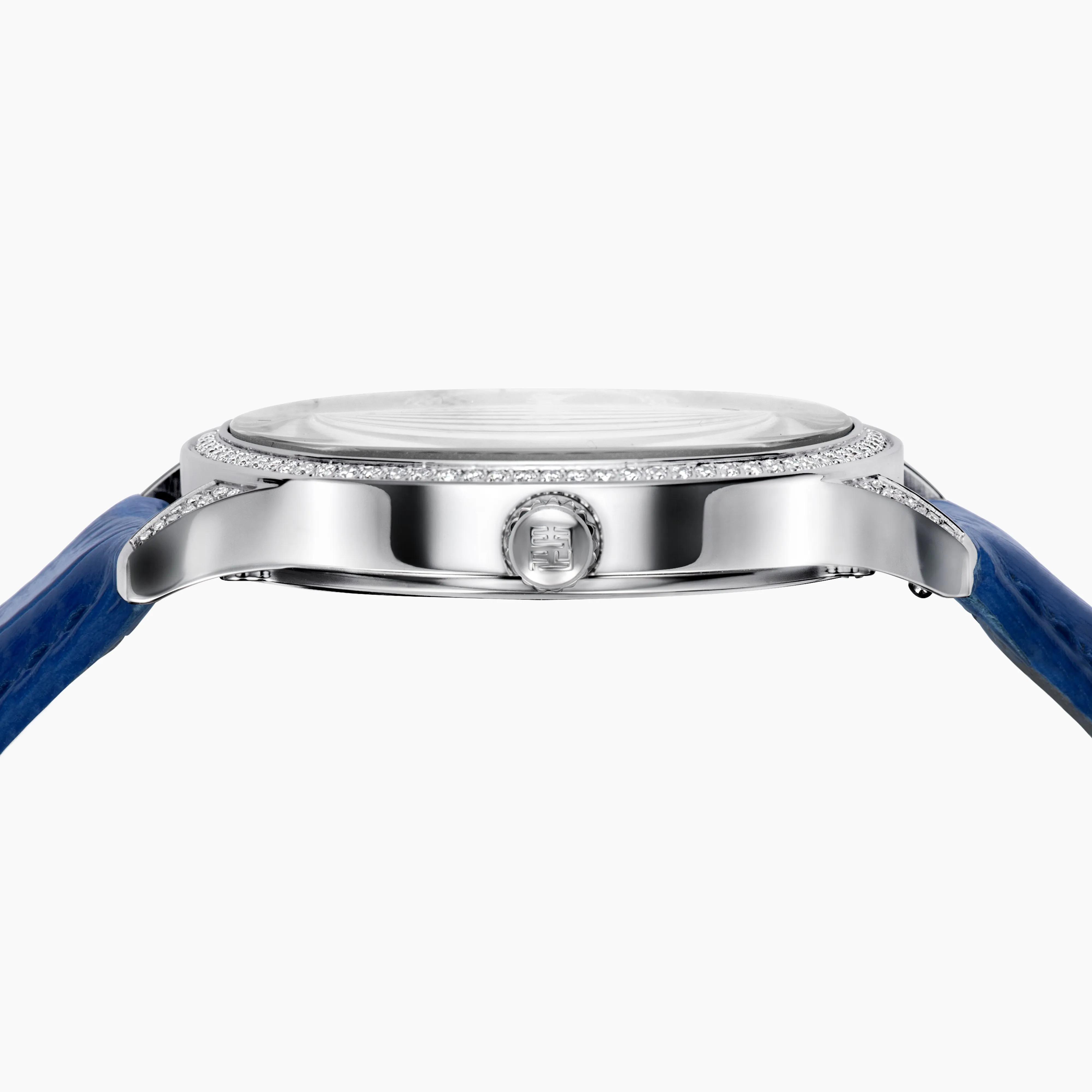 41MM Swiss Made Stainless Steel Parrot Watch with Diamonds, Emerald and Sapphire sold by Effy product image thumbnail 4