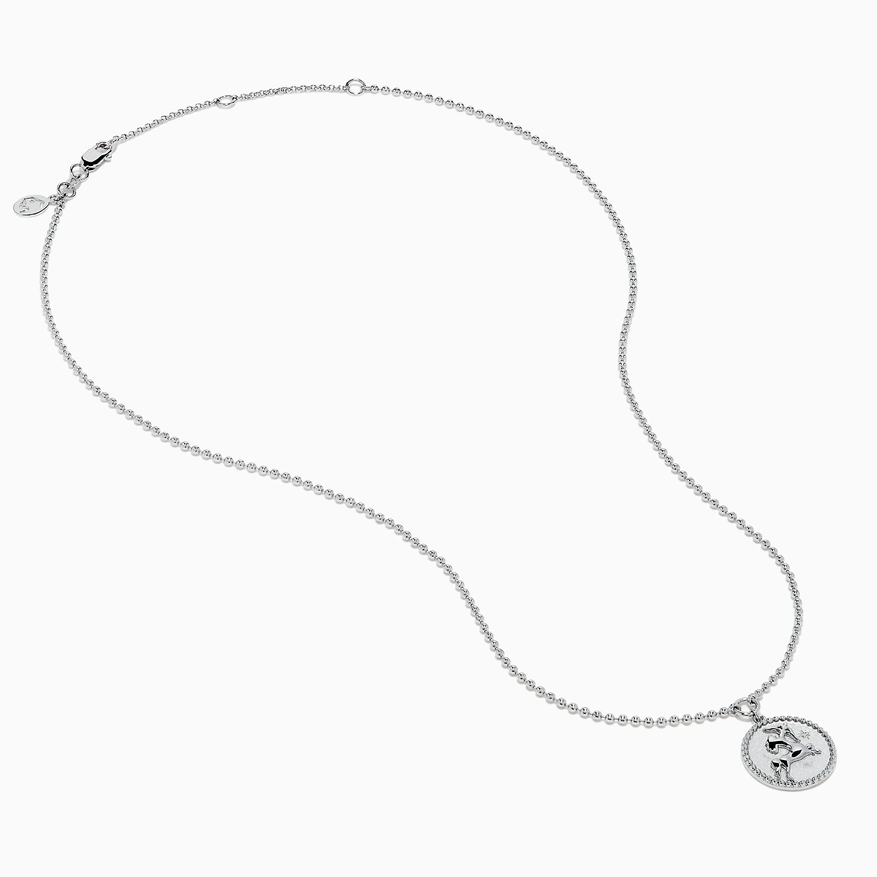 Zodiac 925 Sterling Silver and Diamond Sagittarius Necklace sold by Effy product image thumbnail 3