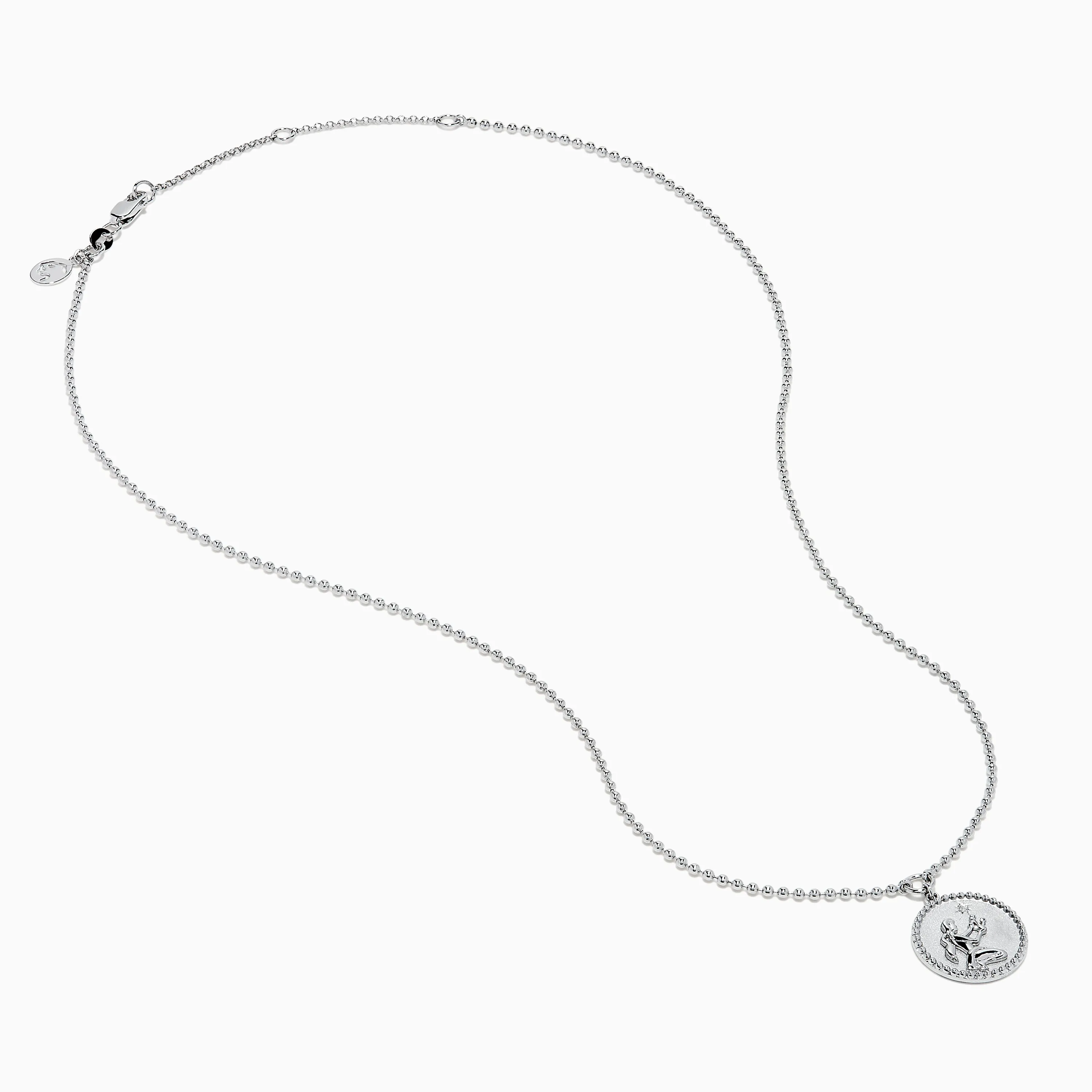 Zodiac 925 Sterling Silver and Diamond Virgo Necklace sold by Effy product image thumbnail 3