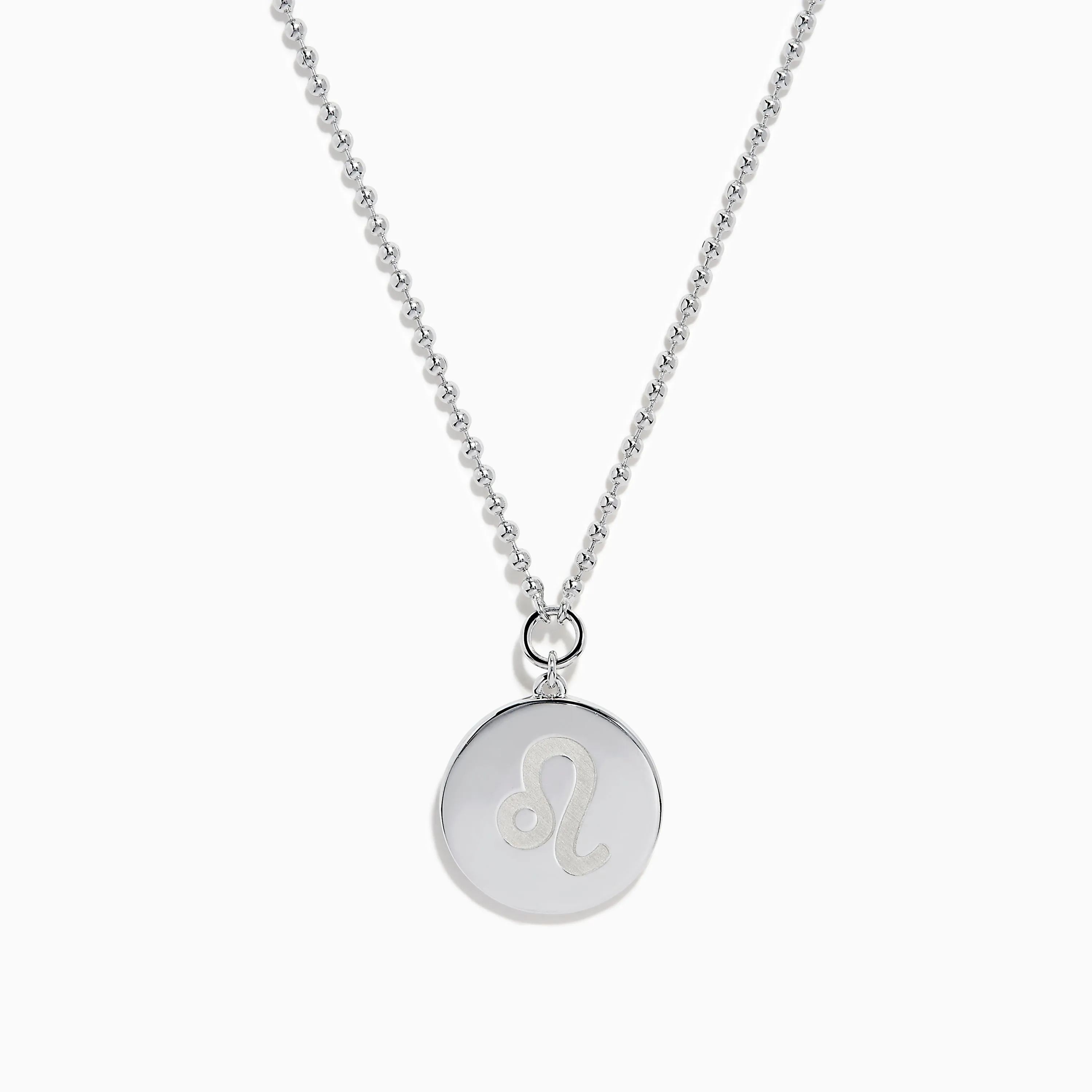 Zodiac 925 Sterling Silver and Diamond Leo Necklace sold by Effy product image thumbnail 2