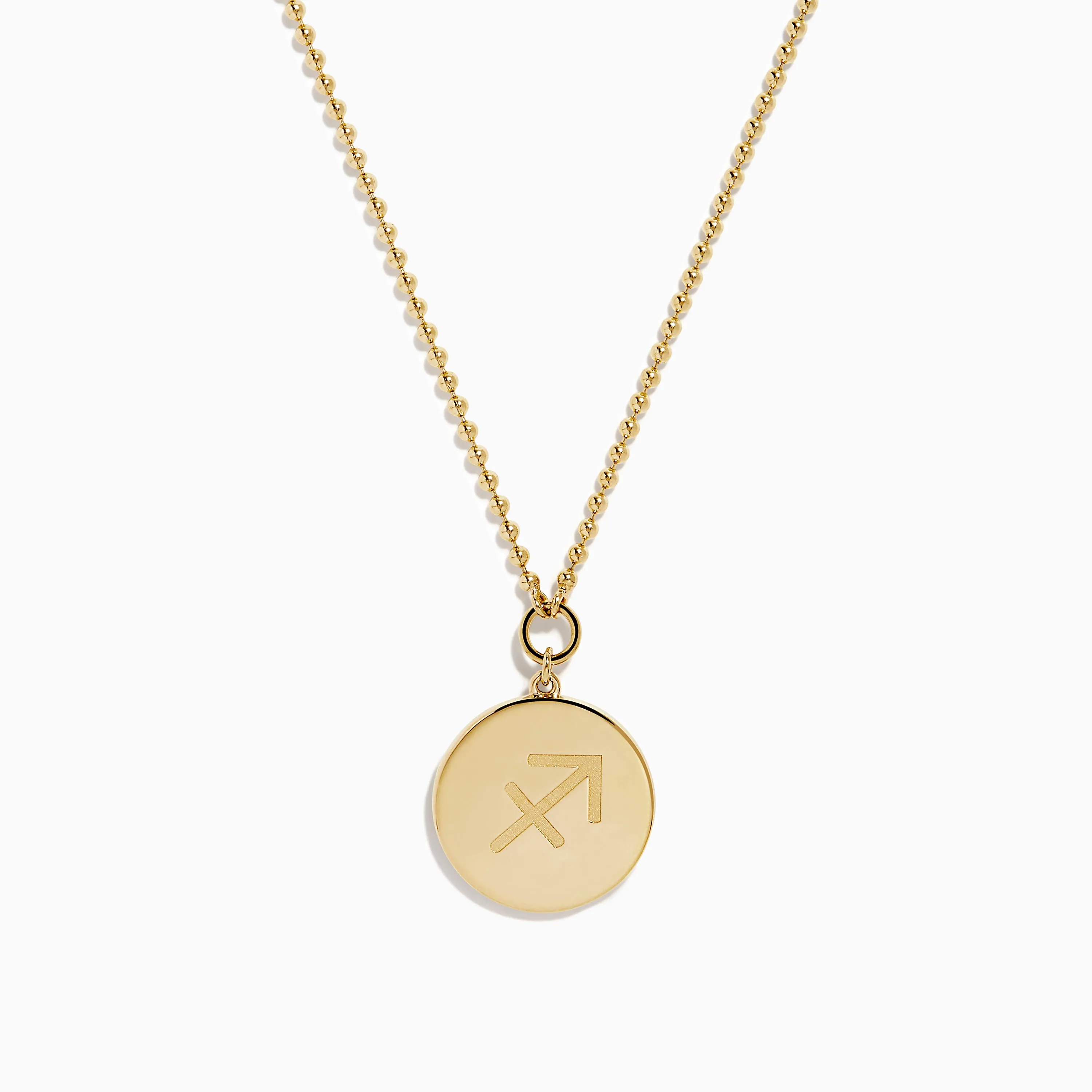 Zodiac 14K Yellow Gold and Diamond Sagittarius Necklace sold by Effy product image thumbnail 2
