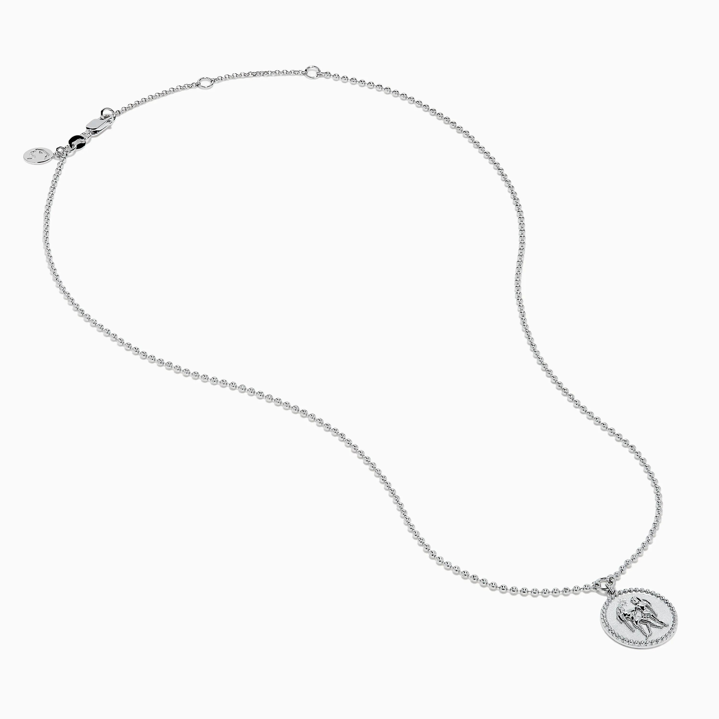 Zodiac 925 Sterling Silver and Diamond Gemini Necklace sold by Effy product image thumbnail 3