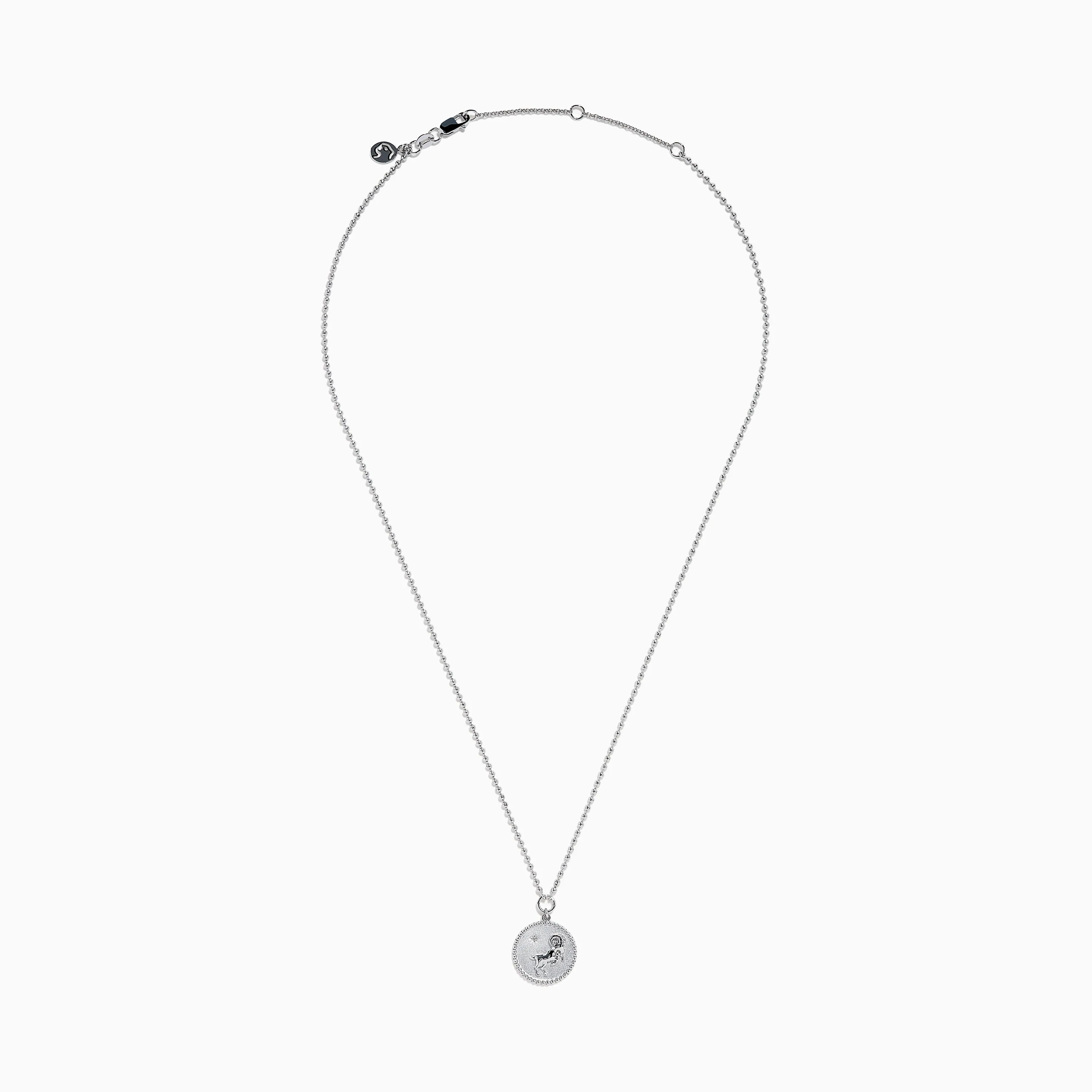 Zodiac 925 Sterling Silver and Diamond Aries Necklace sold by Effy product image thumbnail 4