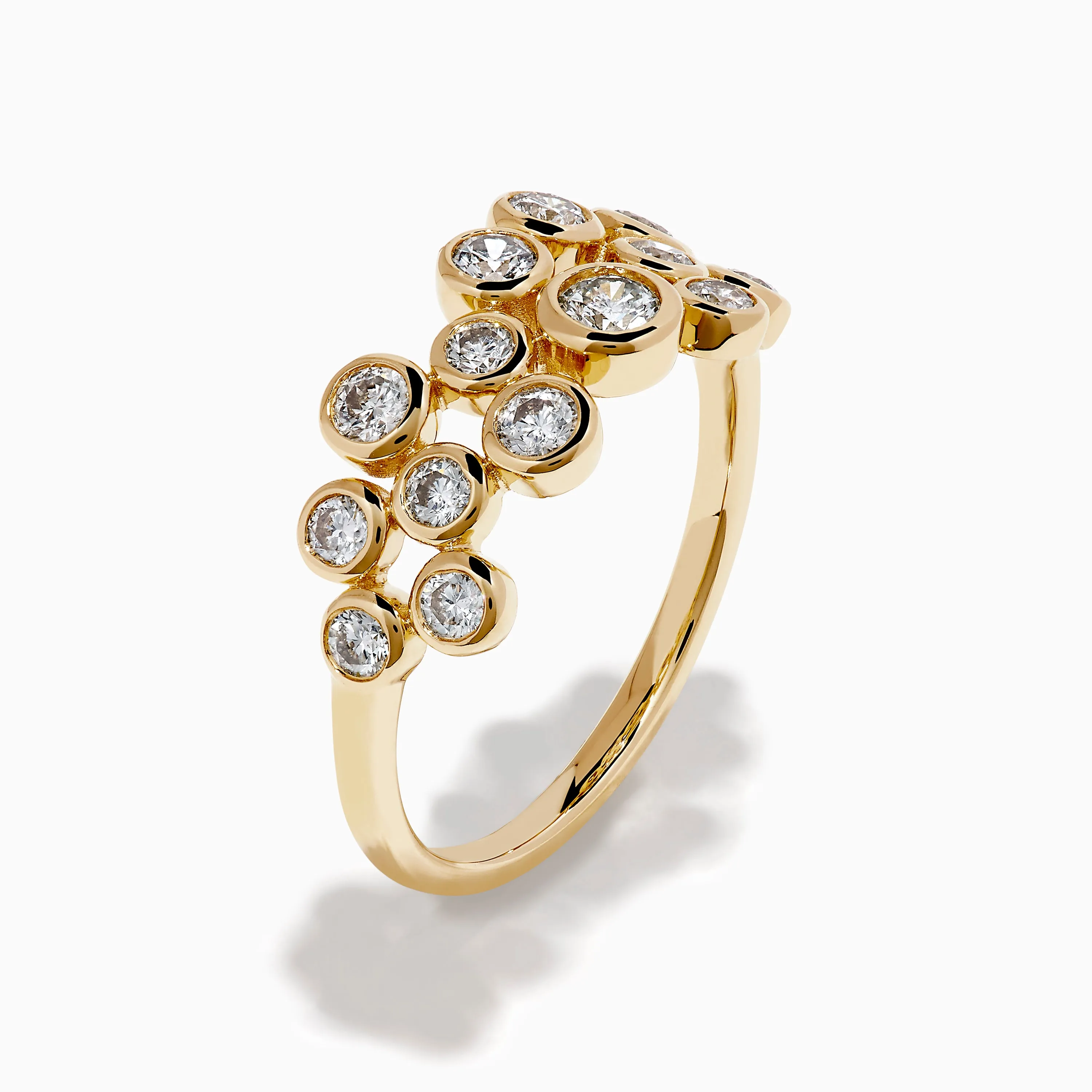 D'Oro 14K Yellow Gold Bezel Set Diamond Band sold by Effy product image thumbnail 4