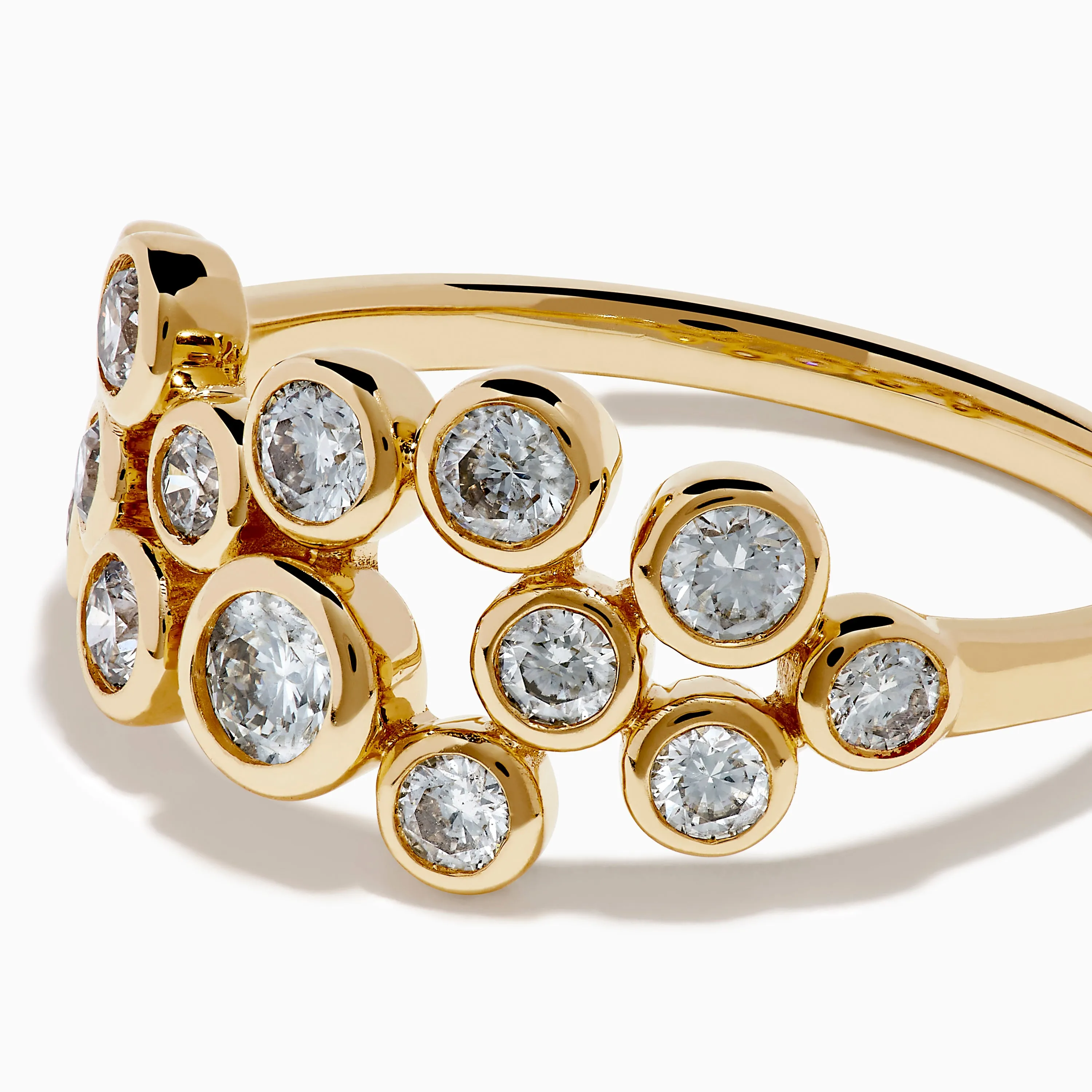 D'Oro 14K Yellow Gold Bezel Set Diamond Band sold by Effy product image thumbnail 2