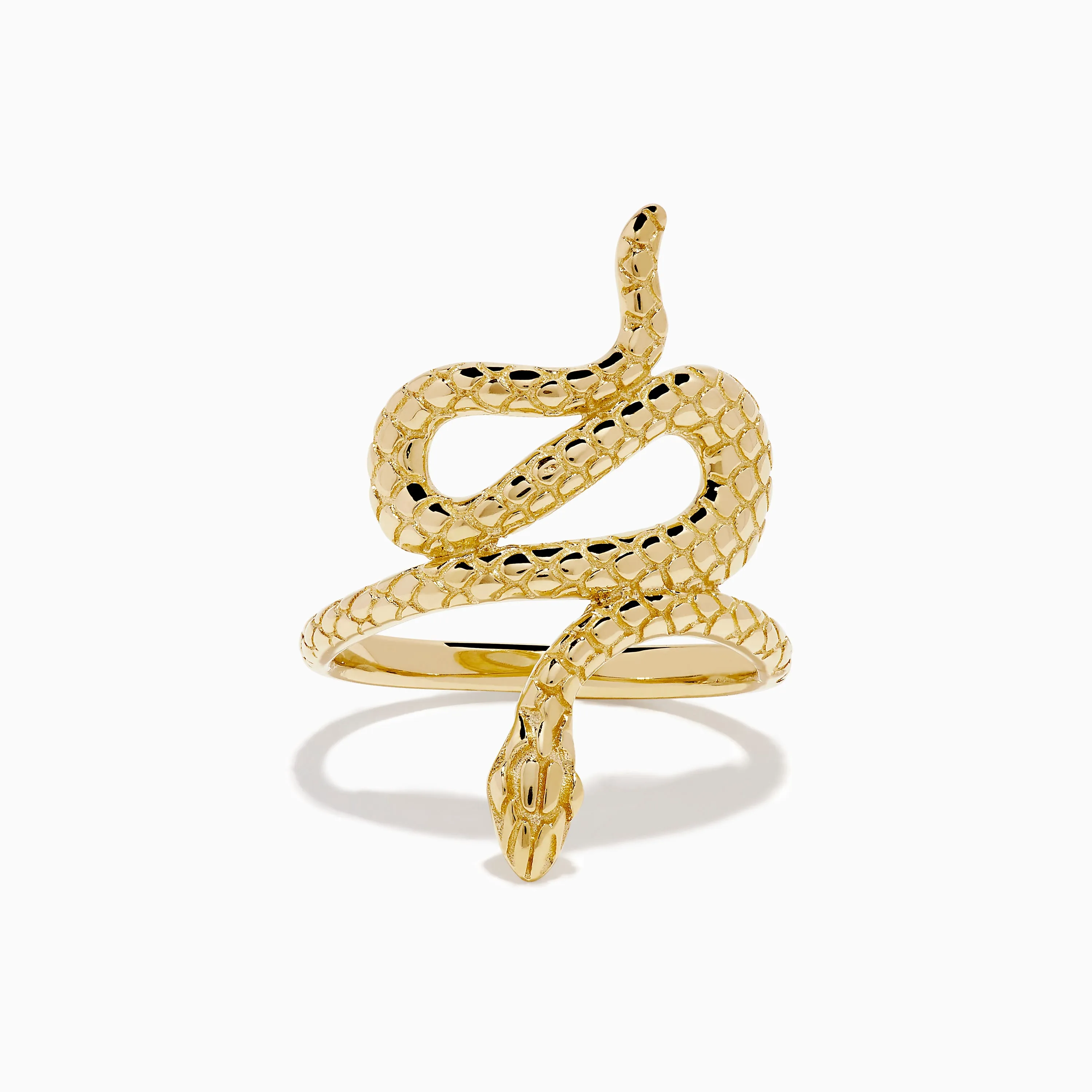 14K Yellow Gold Snake Ring sold by Effy