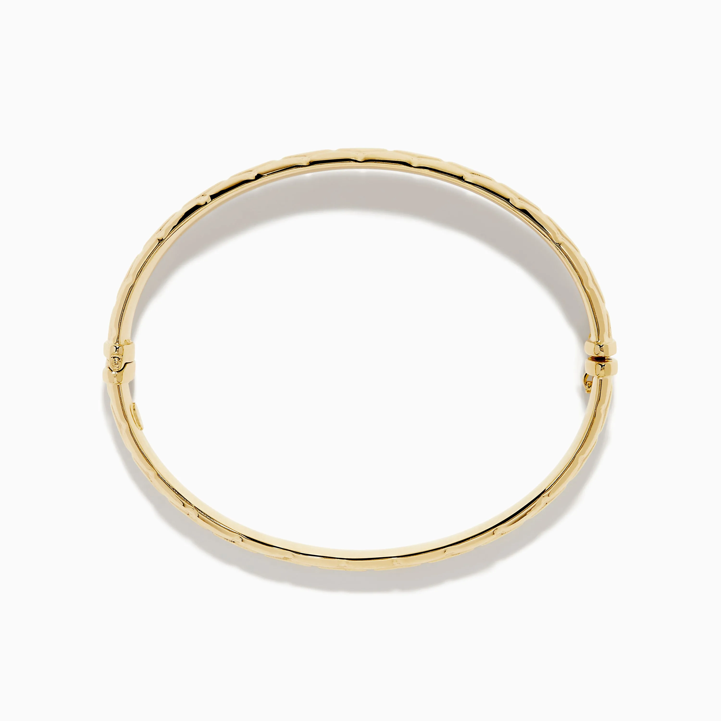 14K Yellow Gold Textured Hinge Bracelet sold by Effy product image thumbnail 3