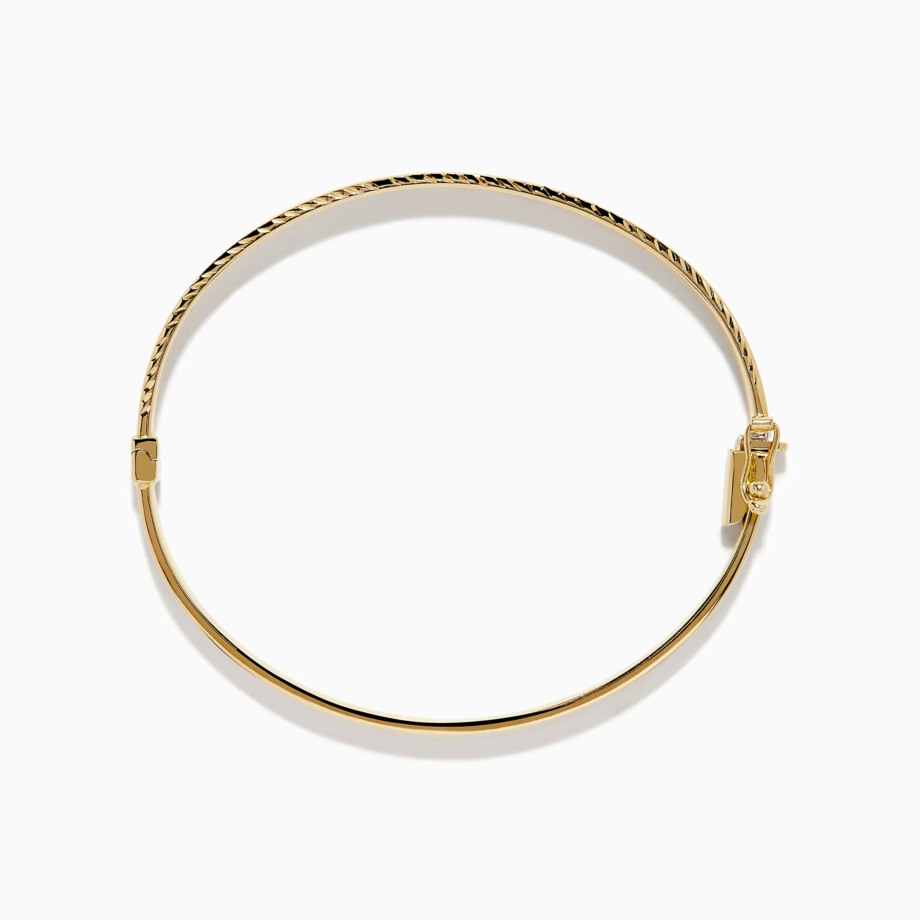 14K Yellow Gold Hollow Hinge Bracelet sold by Effy product image thumbnail 3
