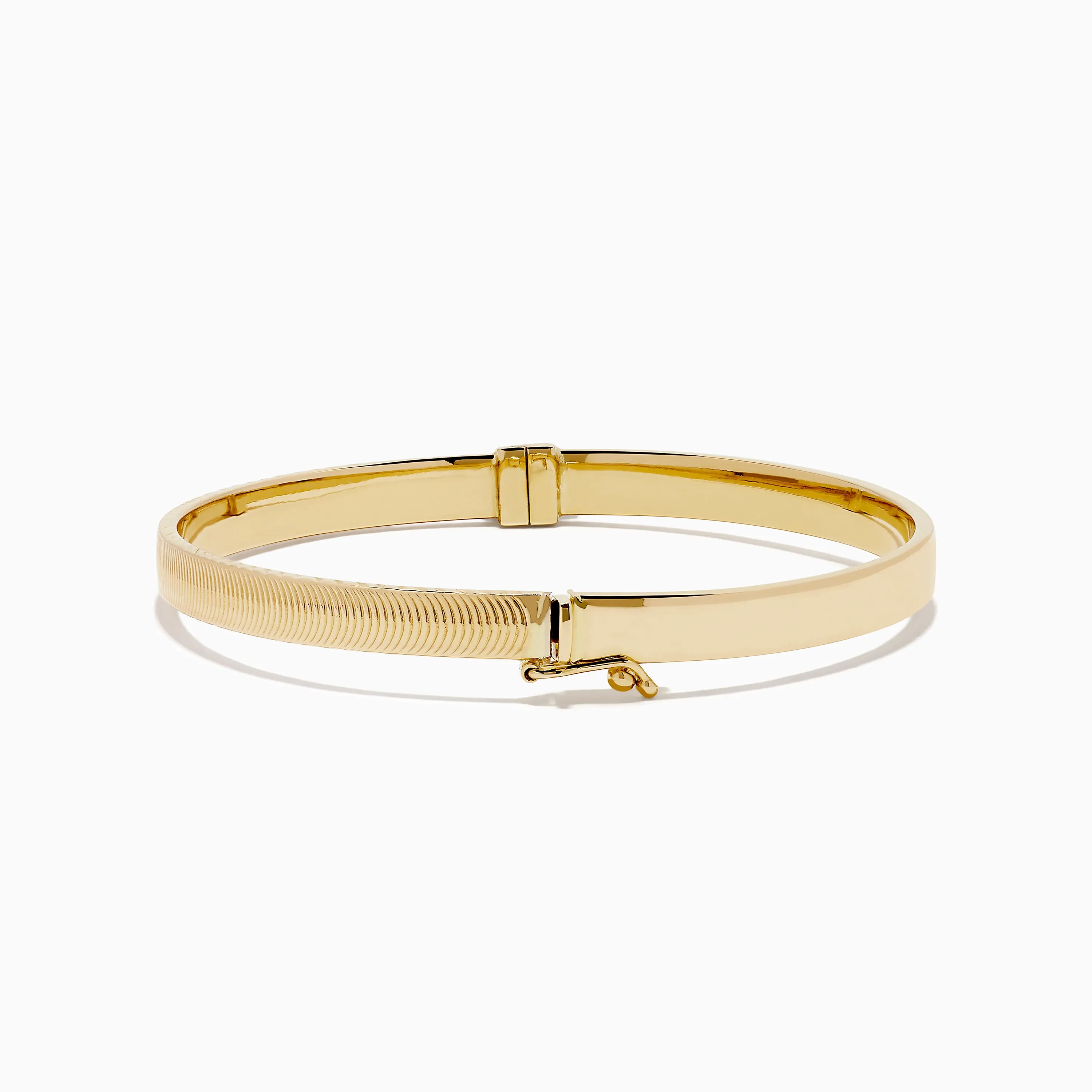 14K Yellow Gold Hollow Hinge Bracelet sold by Effy product image thumbnail 4
