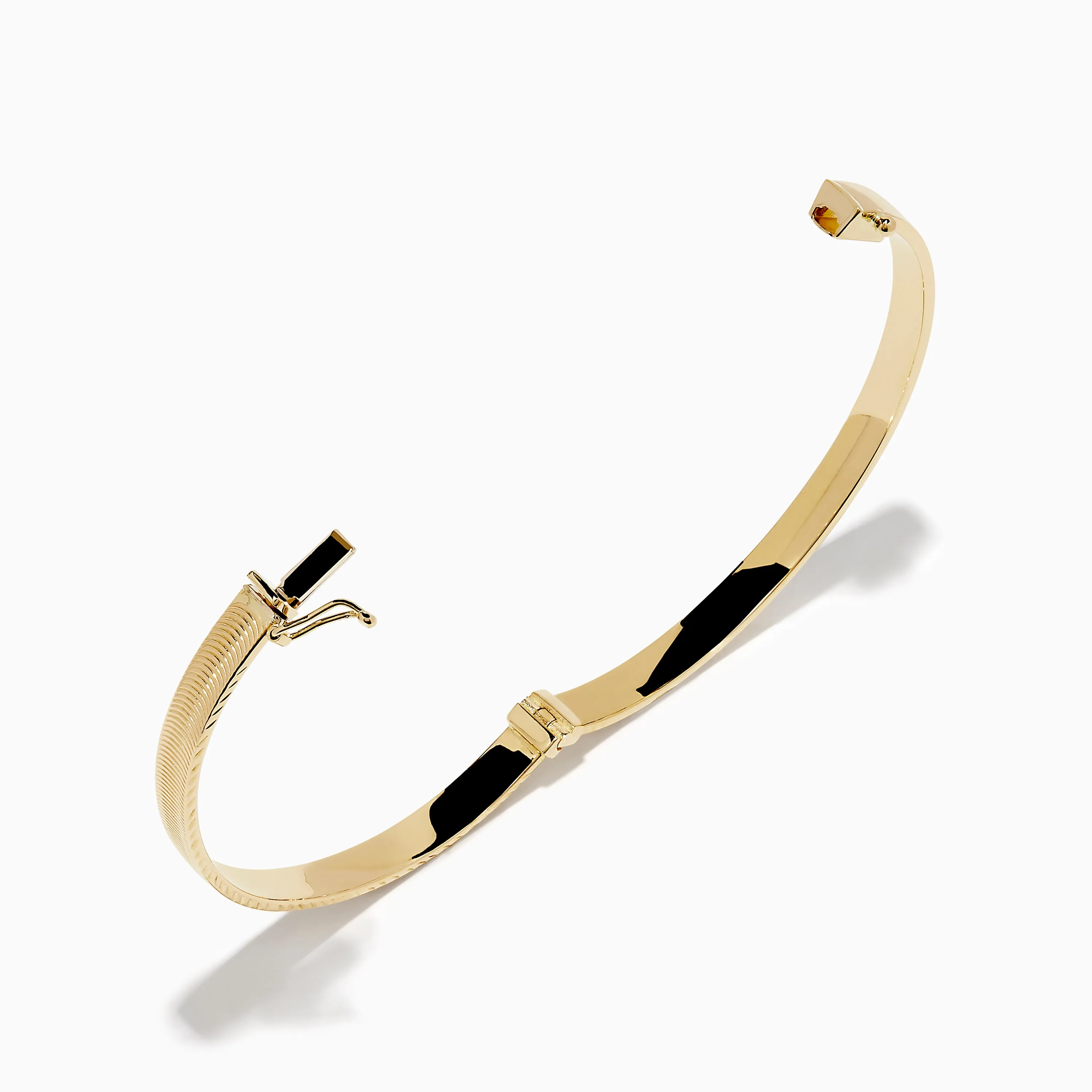 14K Yellow Gold Hollow Hinge Bracelet sold by Effy product image thumbnail 2