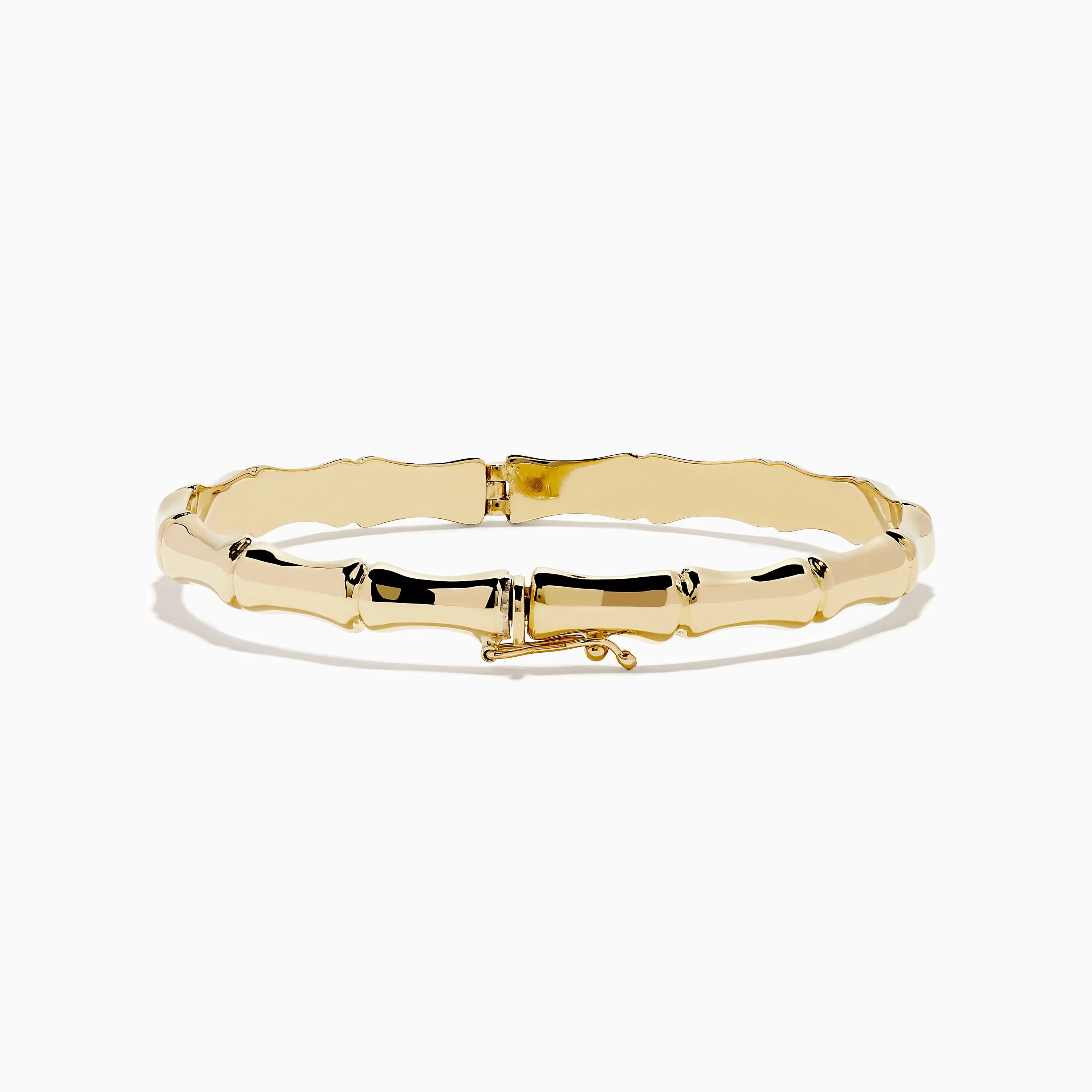14K Yellow Gold Bamboo Hinge Bangle sold by Effy product image thumbnail 4