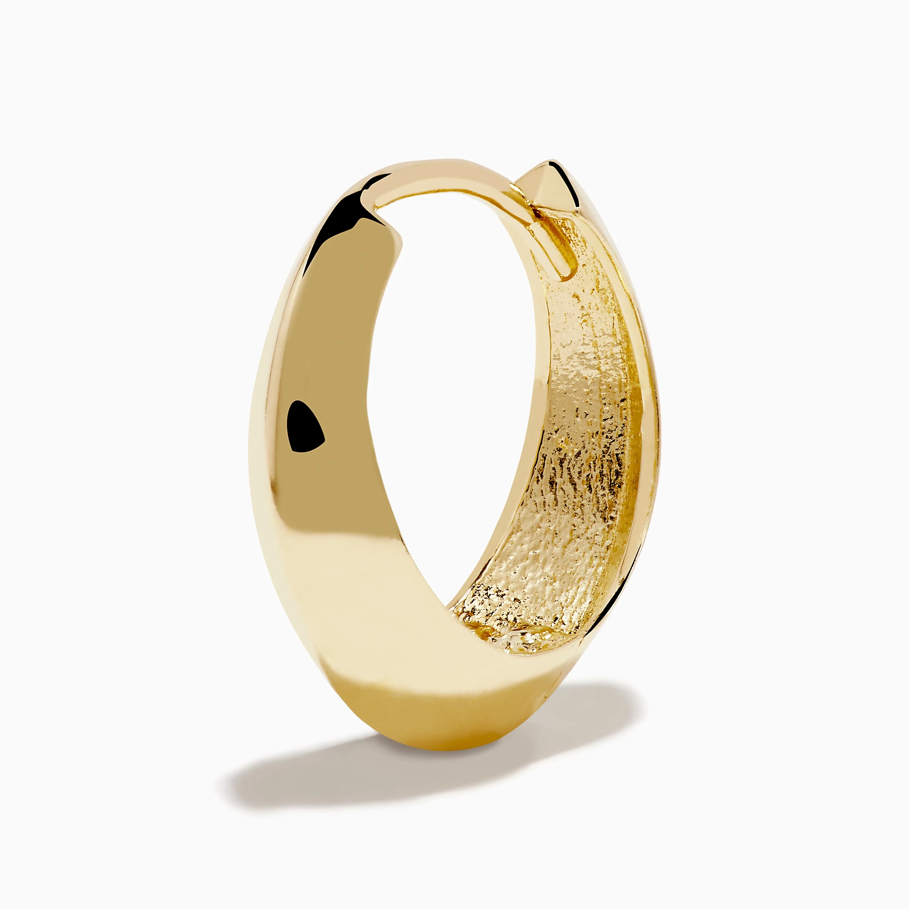 14K Yellow Gold Knife Edge Huggie Earrings sold by Effy product image thumbnail 2