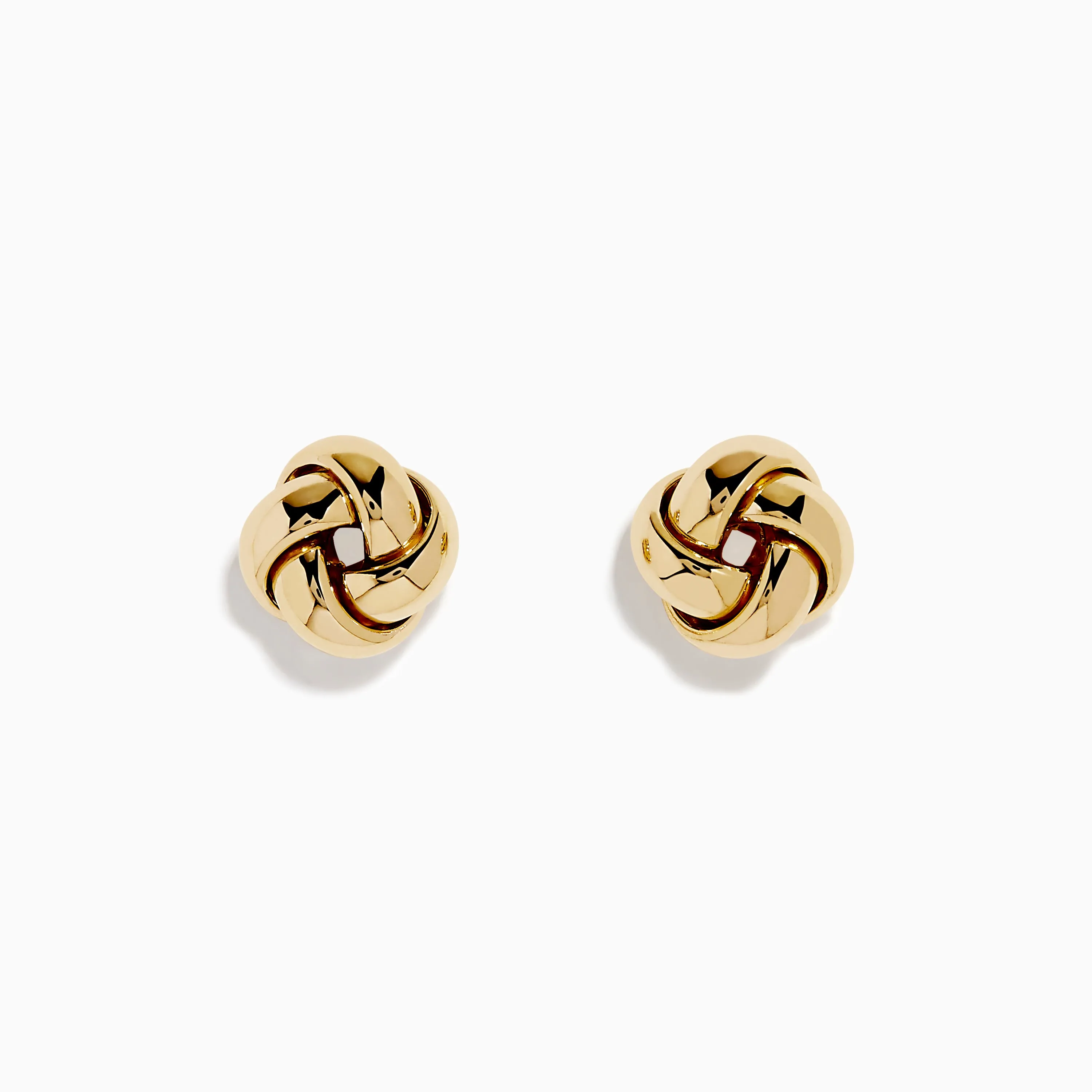 14K Yellow Gold Love Knot Stud Earrings sold by Effy
